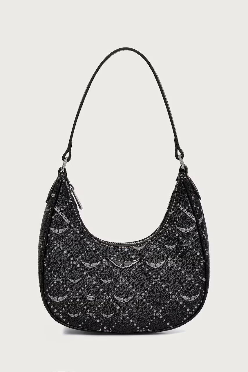 Zadig&Voltaire hobo bag pentru femei cu imitație de piele