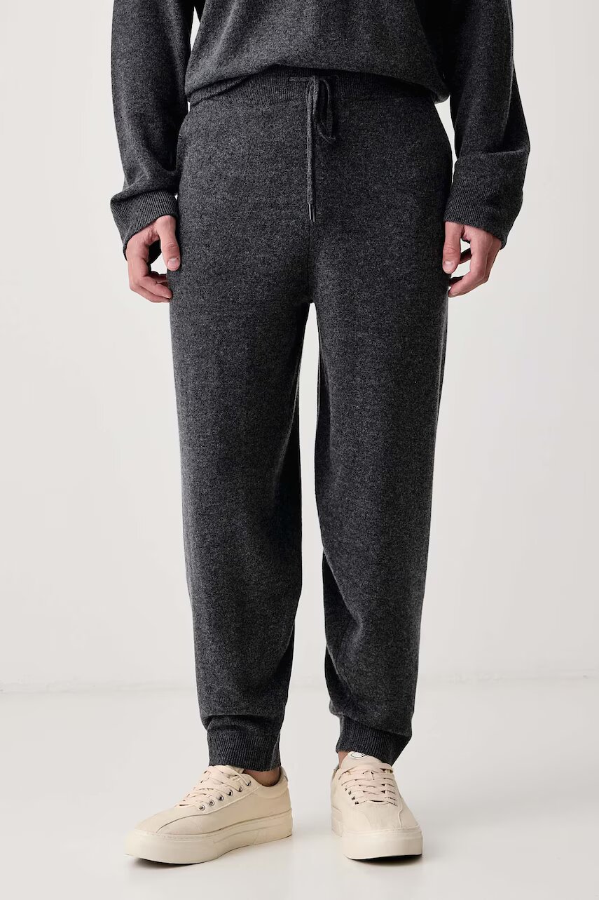 Zadig&Voltaire pantaloni de trening pentru bărbați din lână PARRY