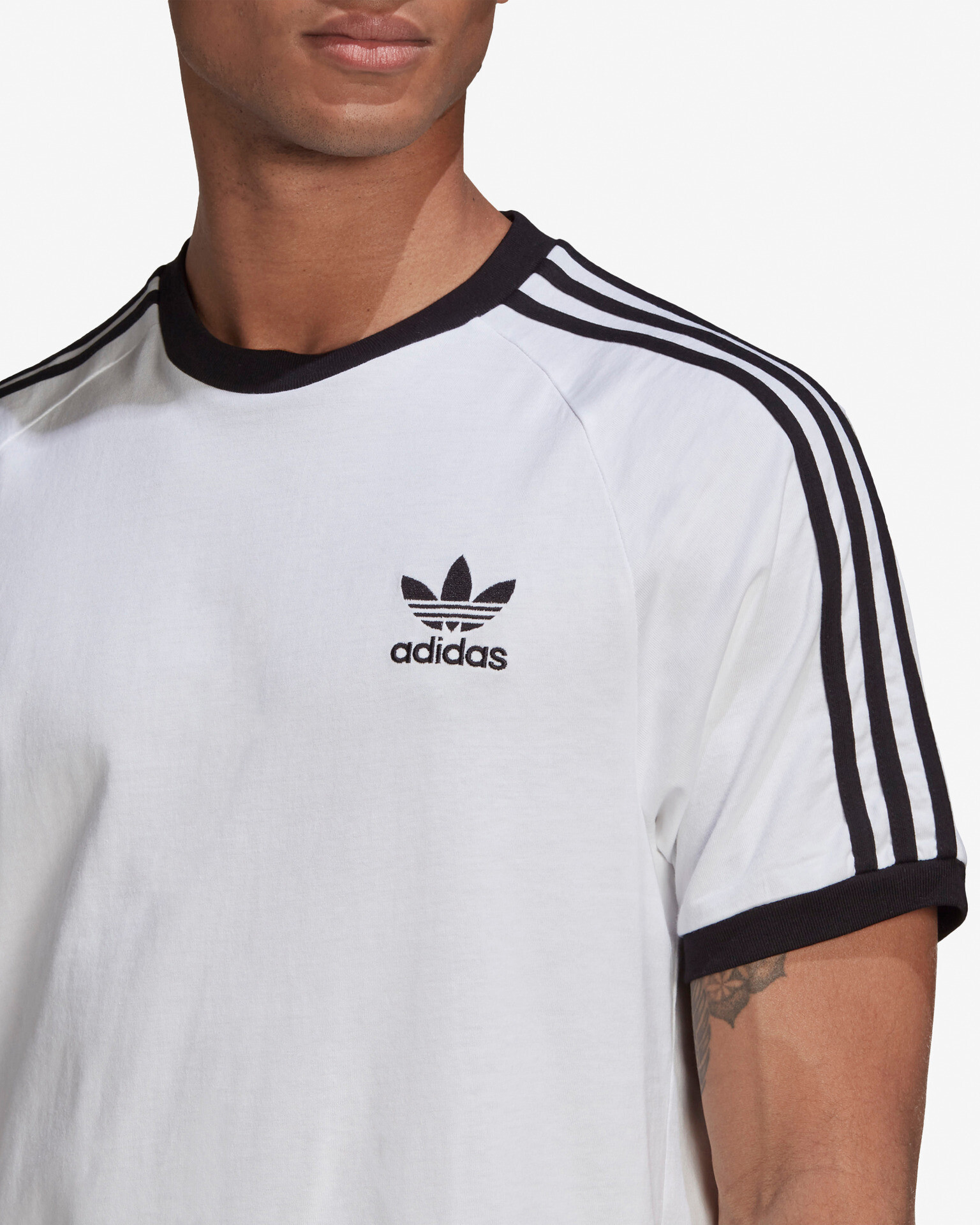 adidas Originals Adicolor Classics 3-Stripes Tricou Alb - Pled.ro