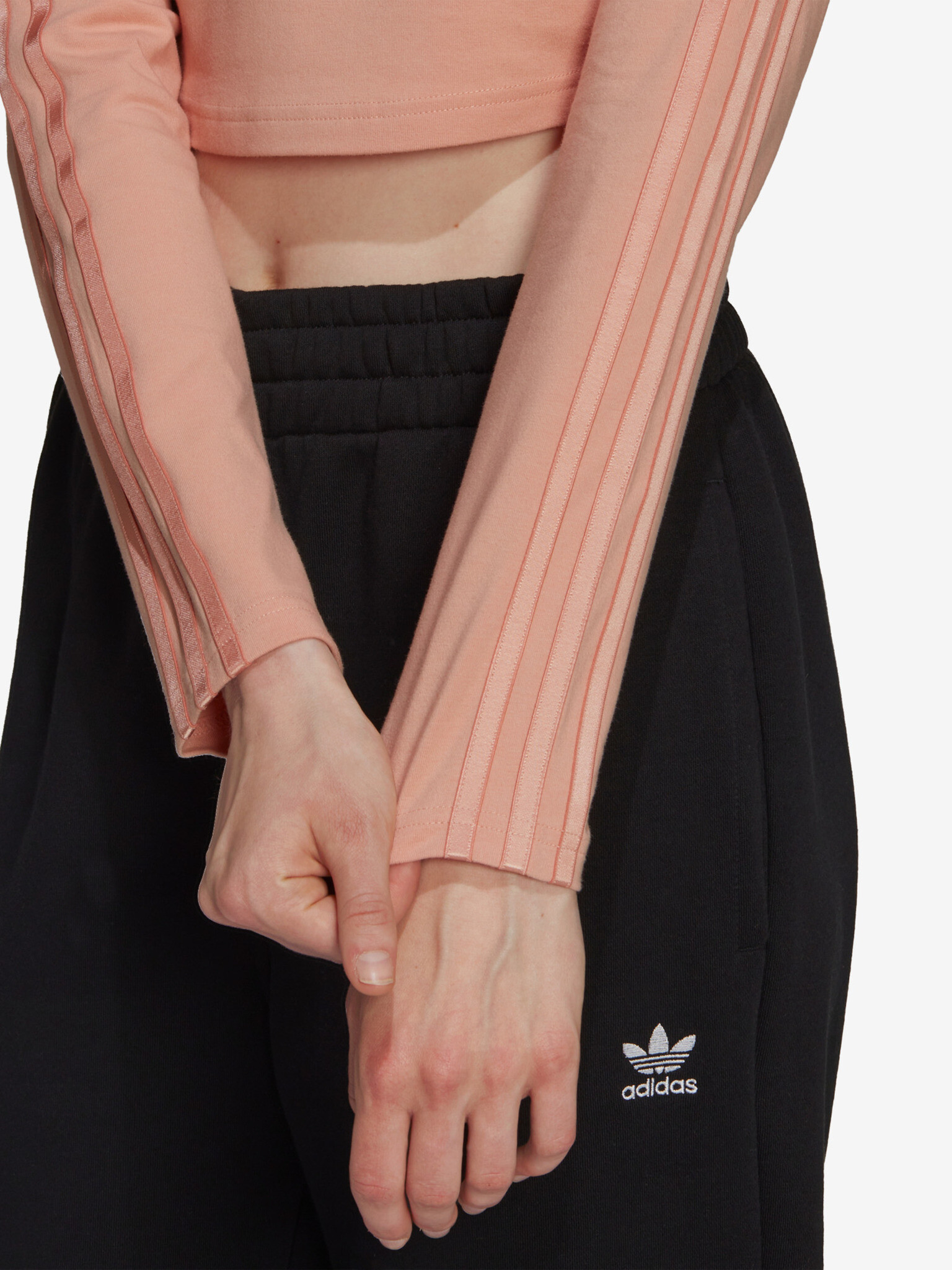 adidas Originals Crop top Portocaliu - Pled.ro