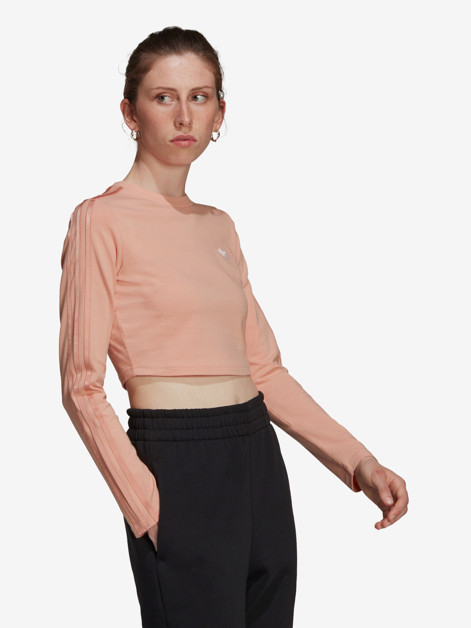 adidas Originals Crop top Portocaliu - Pled.ro