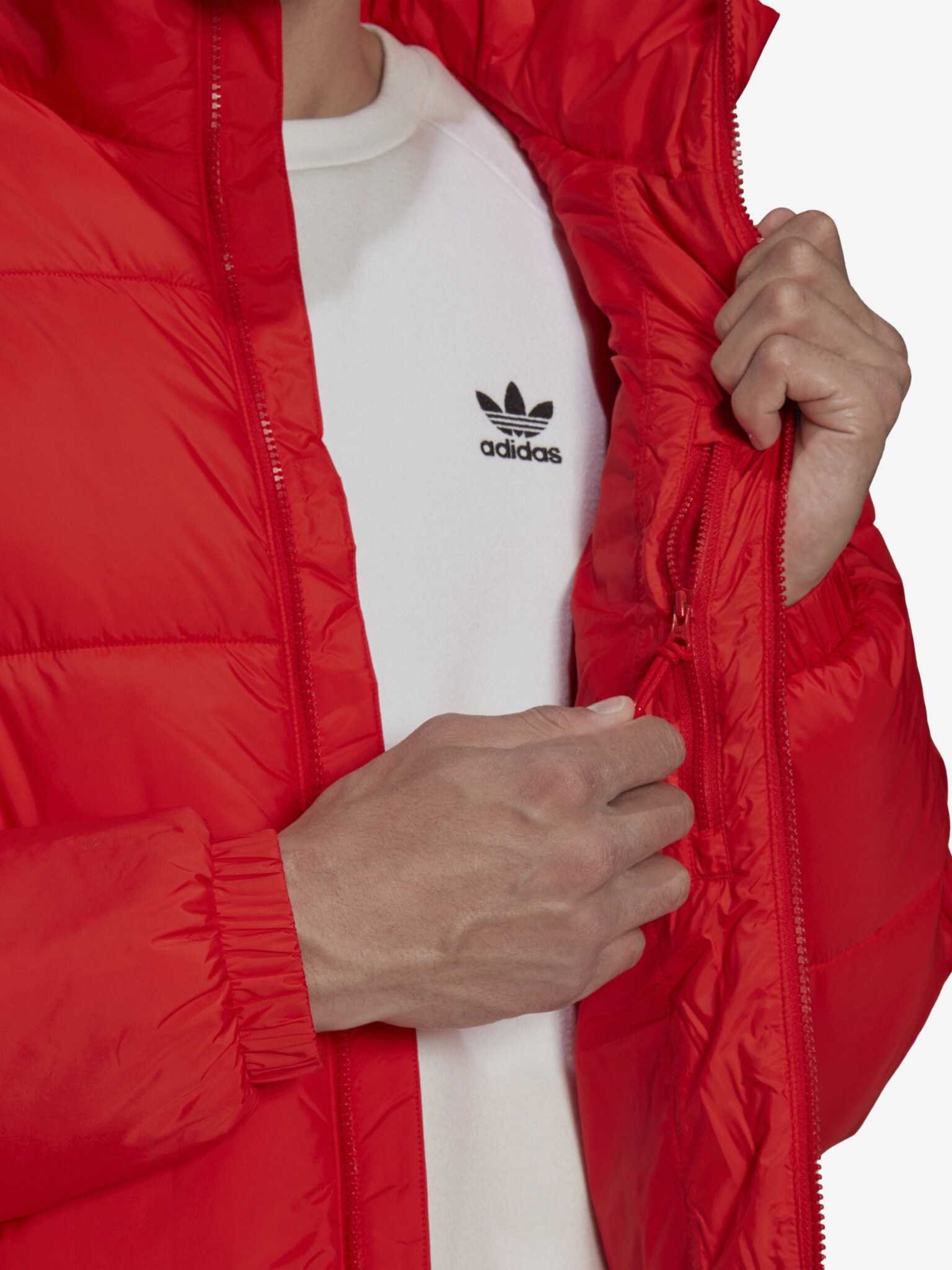 adidas Originals Jachetă Roșu - Pled.ro