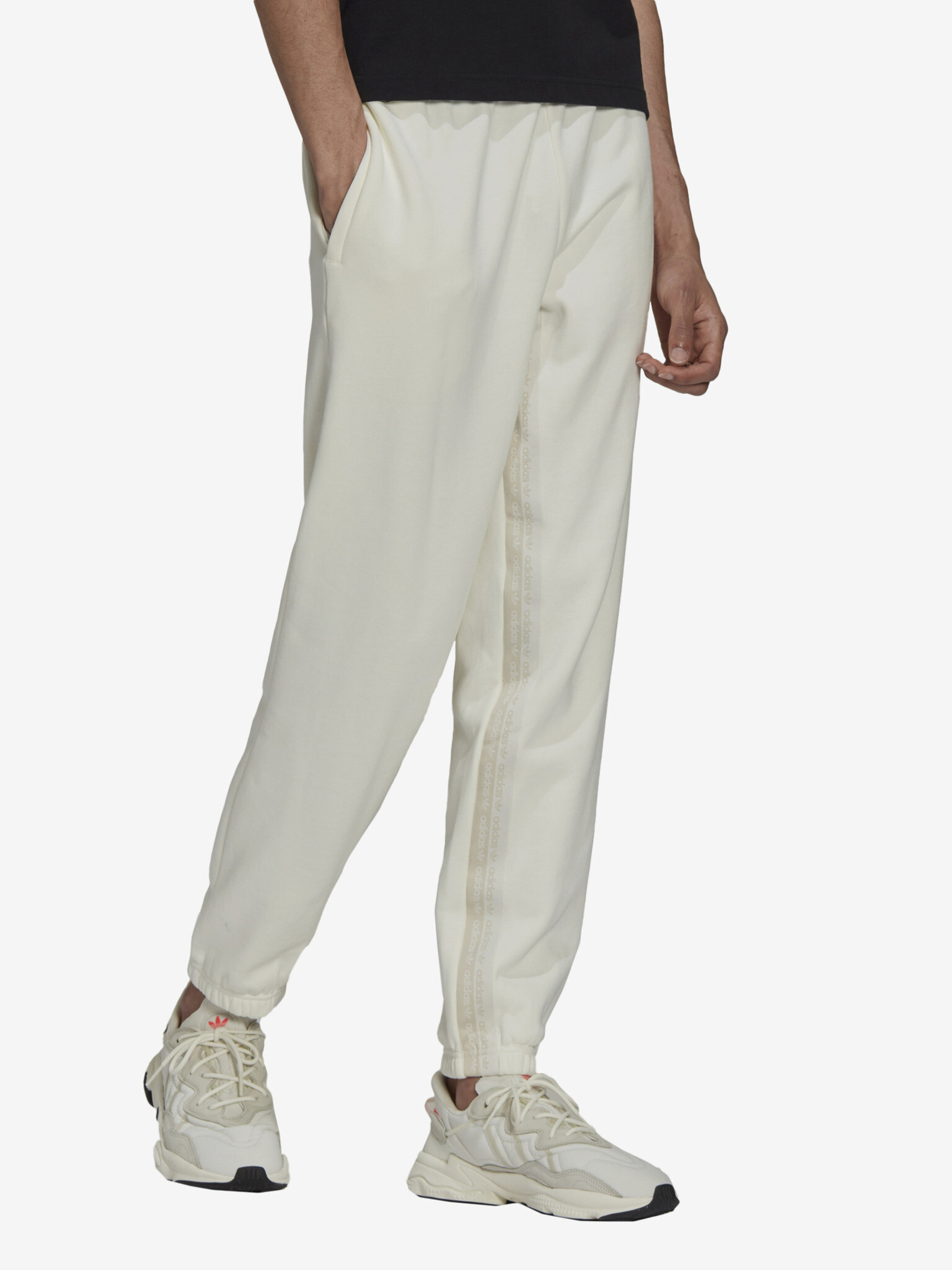 adidas Originals Pantaloni de trening Alb - Pled.ro