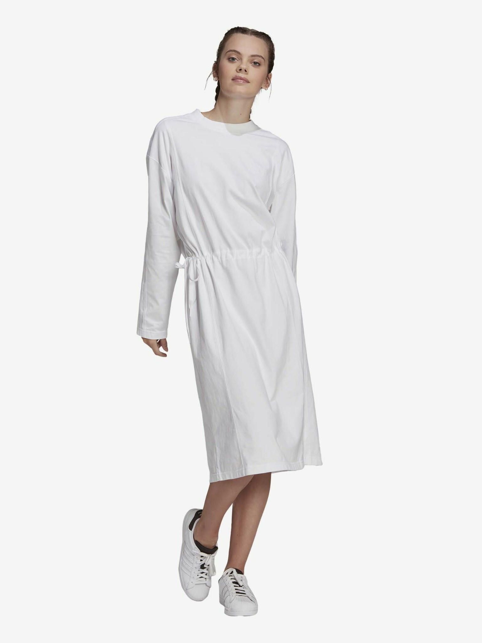 adidas Originals Rochie Alb - Pled.ro