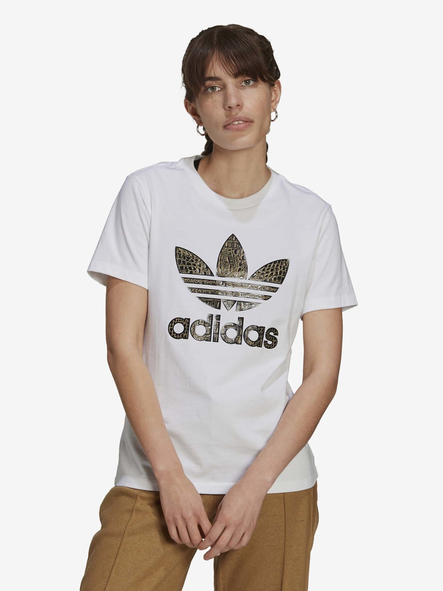 adidas Originals Tee Tricou Alb - Pled.ro