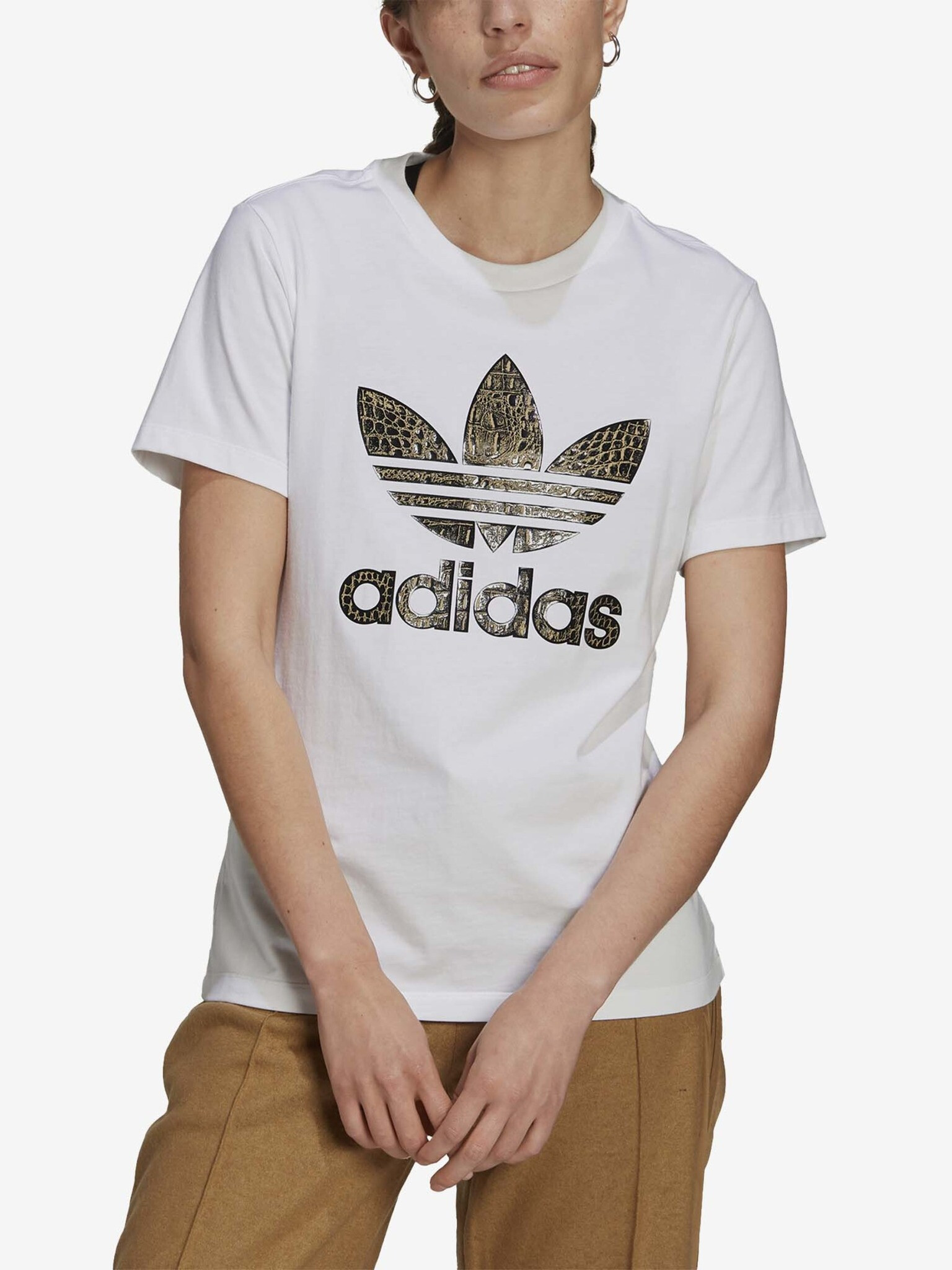 adidas Originals Tee Tricou Alb - Pled.ro