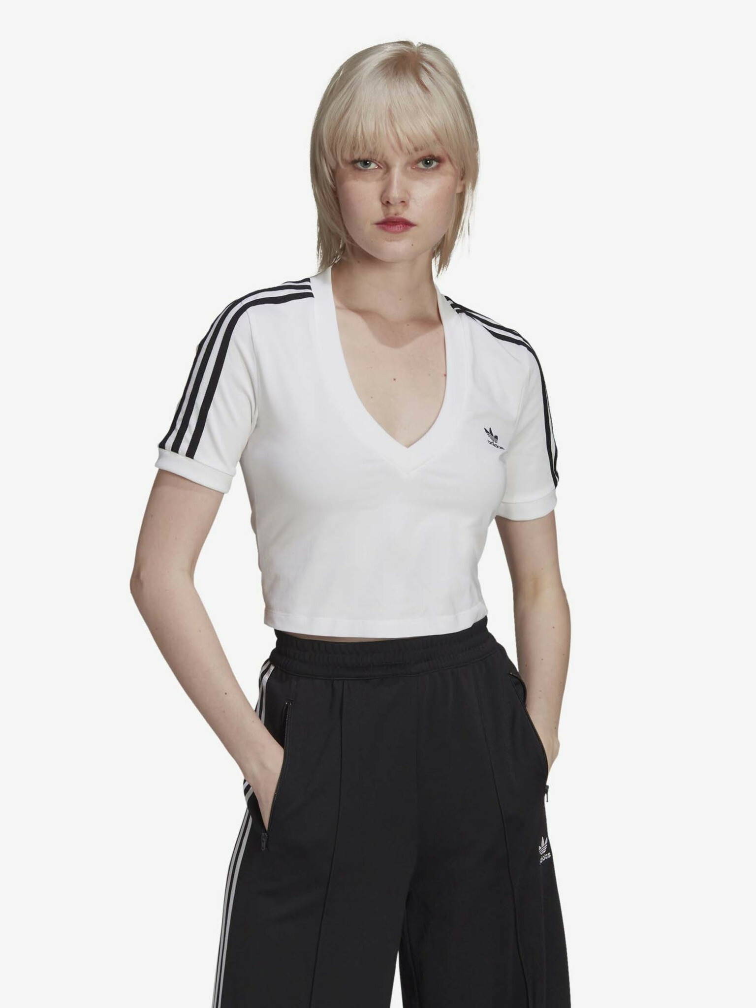 adidas Originals Top Alb - Pled.ro