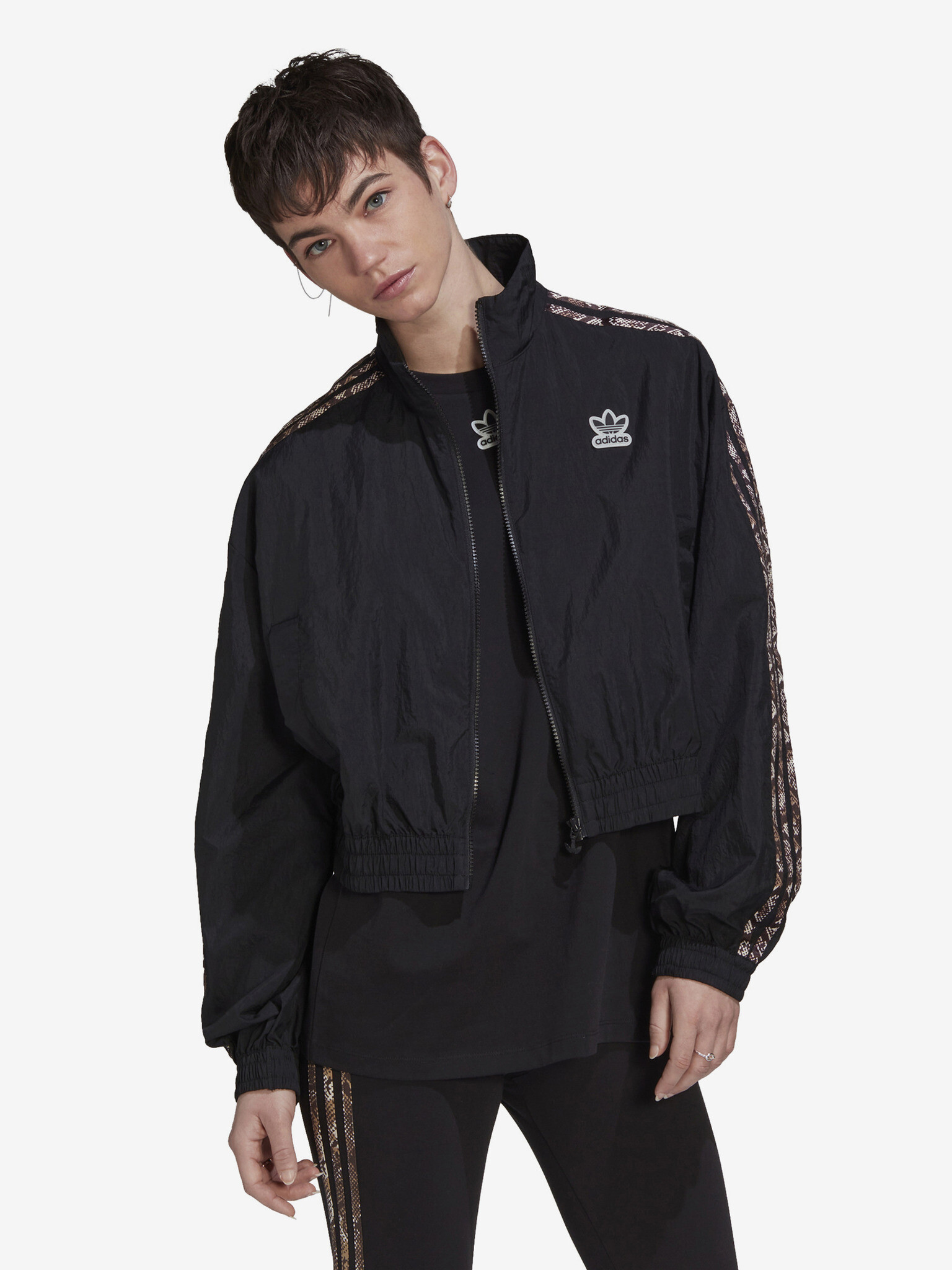 adidas Originals Windbreaker Jachetă Negru - Pled.ro