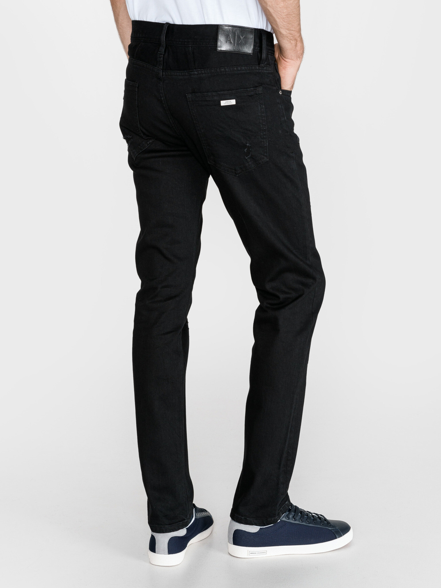 Armani Exchange Jeans Negru - Pled.ro