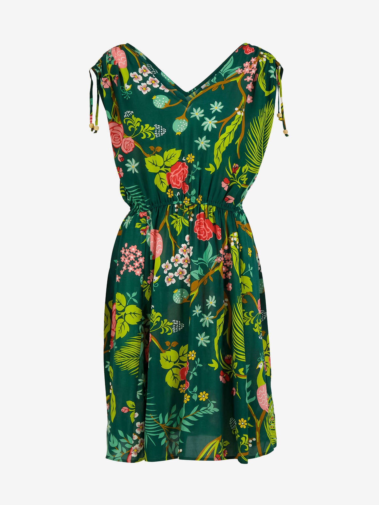 Blutsgeschwister Sunkissed Goddess Rochie Verde - Pled.ro