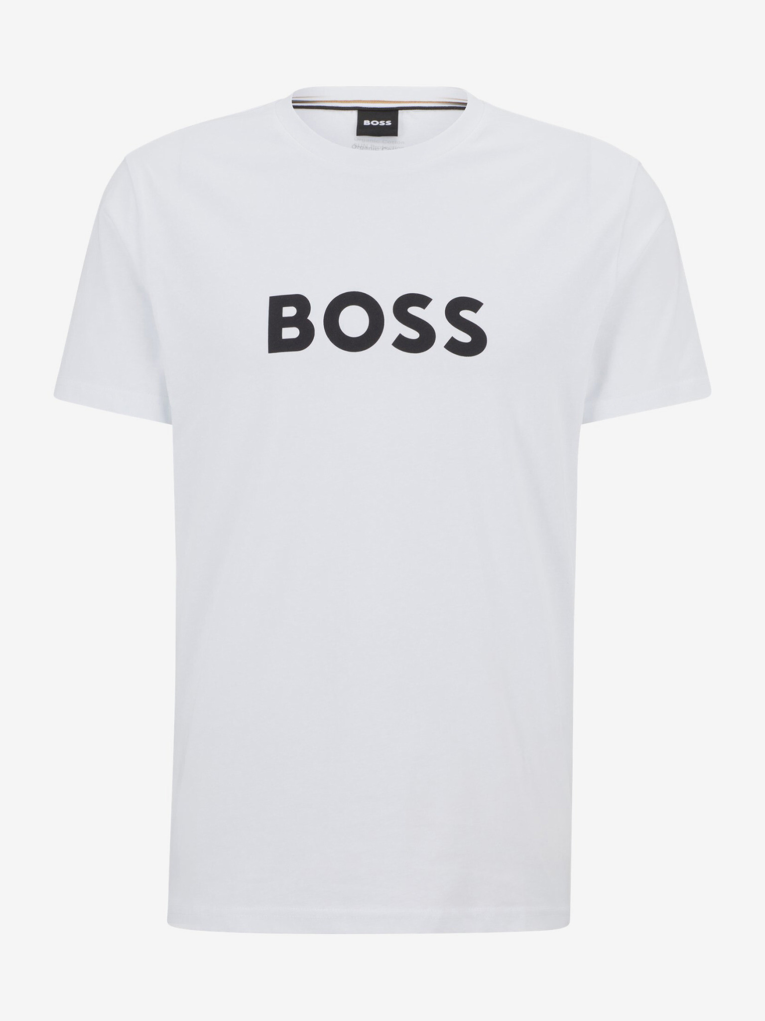 BOSS Tricou Alb - Pled.ro