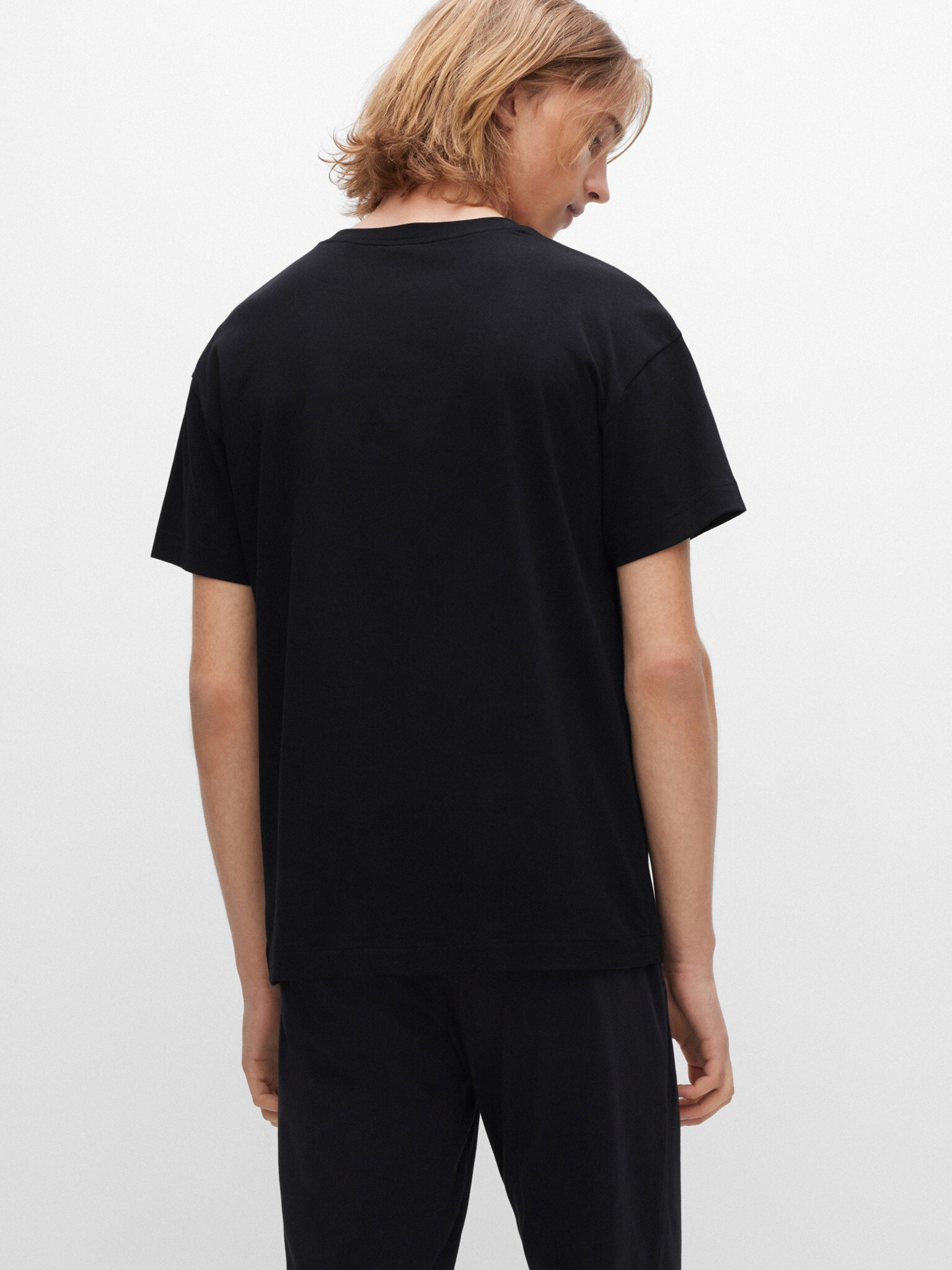 BOSS Tricou Negru - Pled.ro