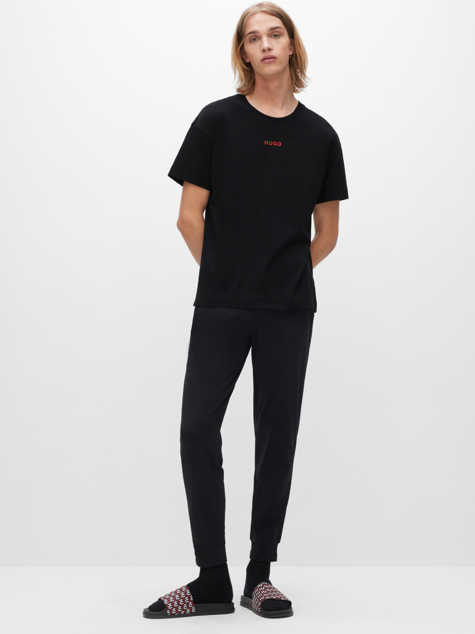 BOSS Tricou Negru - Pled.ro