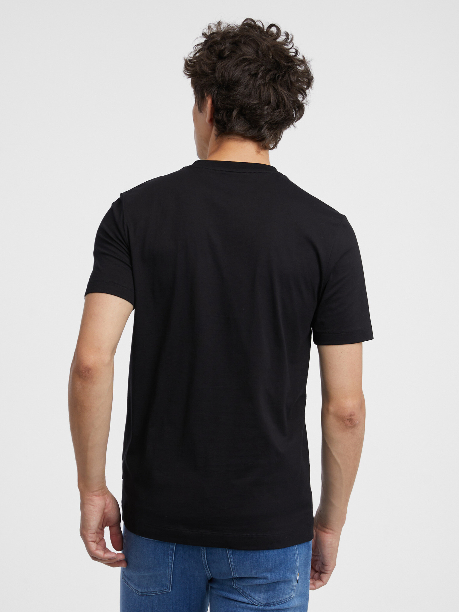 BOSS Tricou Negru - Pled.ro