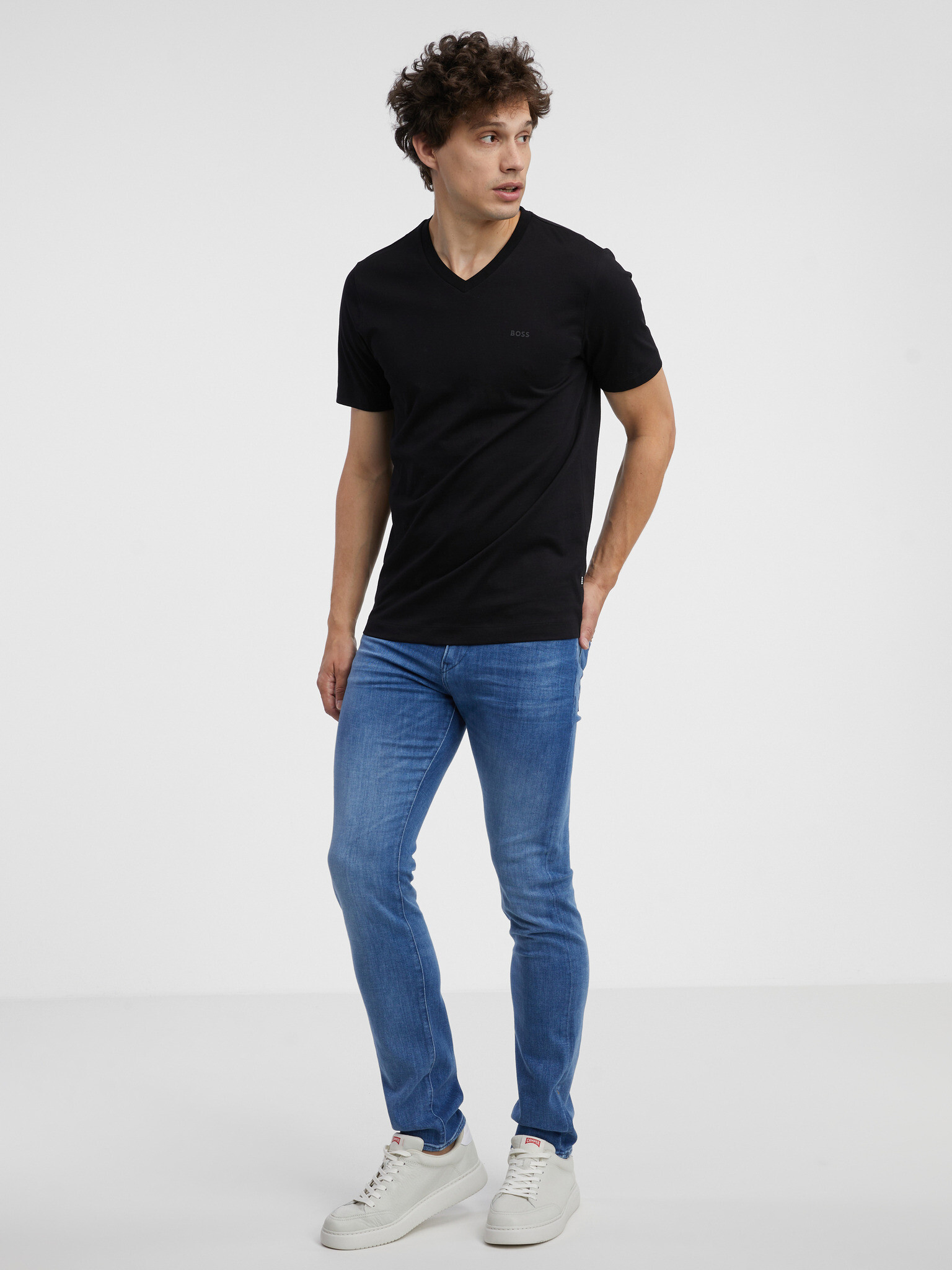 BOSS Tricou Negru - Pled.ro