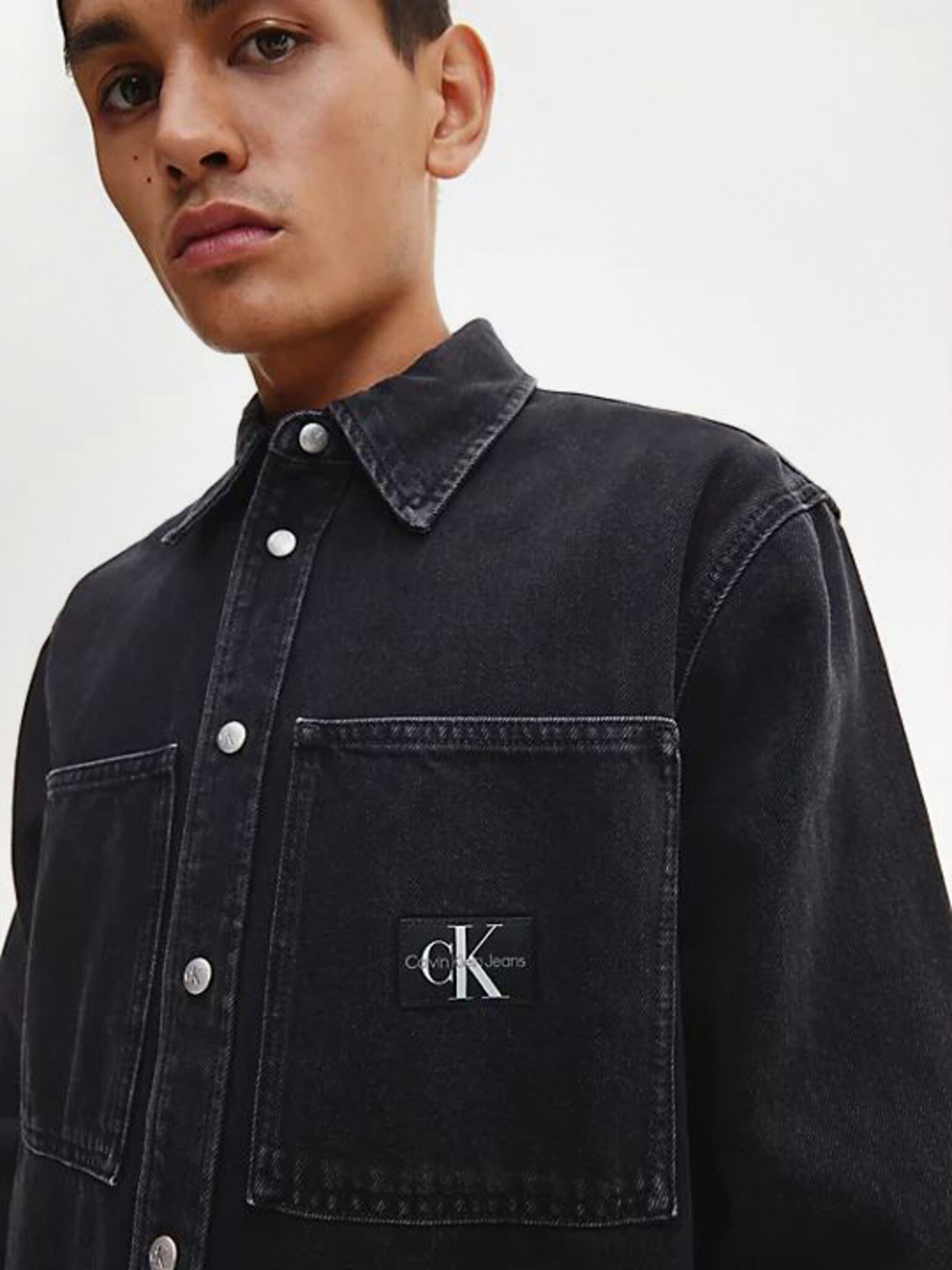 Calvin Klein Jeans Cămașă Negru - Pled.ro