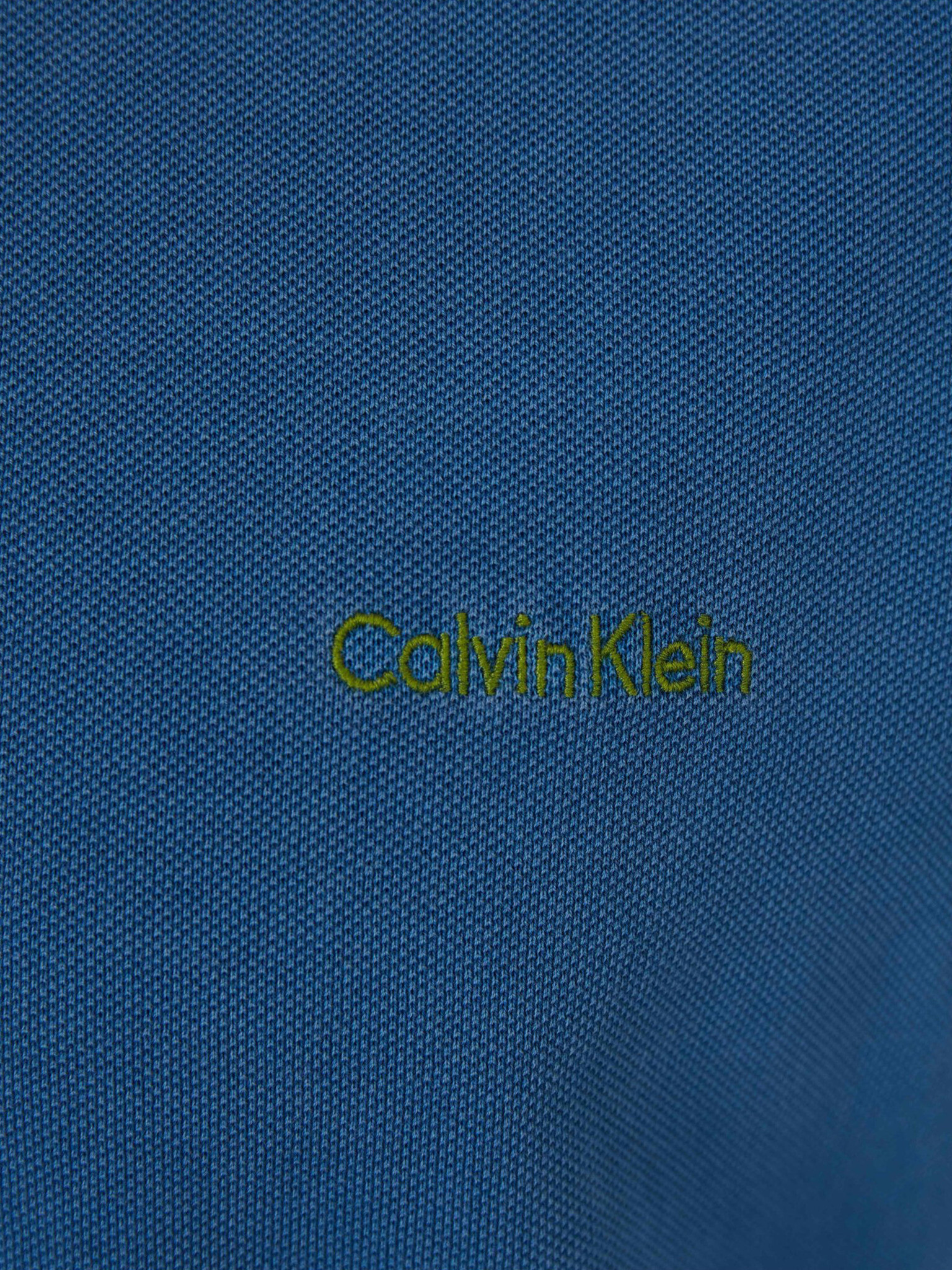 Calvin Klein Jeans Garment Dye Logo Tricou Albastru - Pled.ro