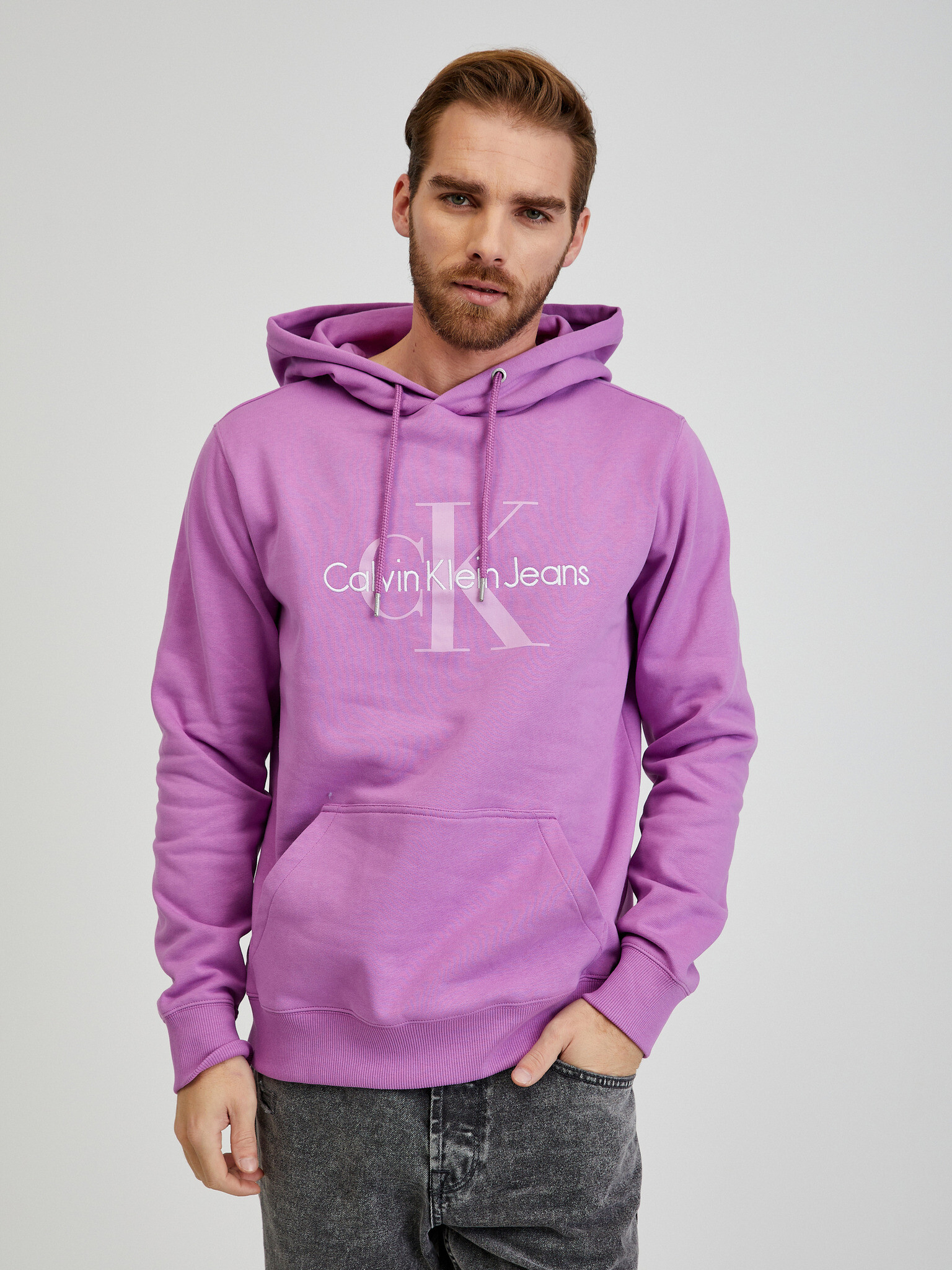 Calvin Klein Jeans Hanorac Violet - Pled.ro