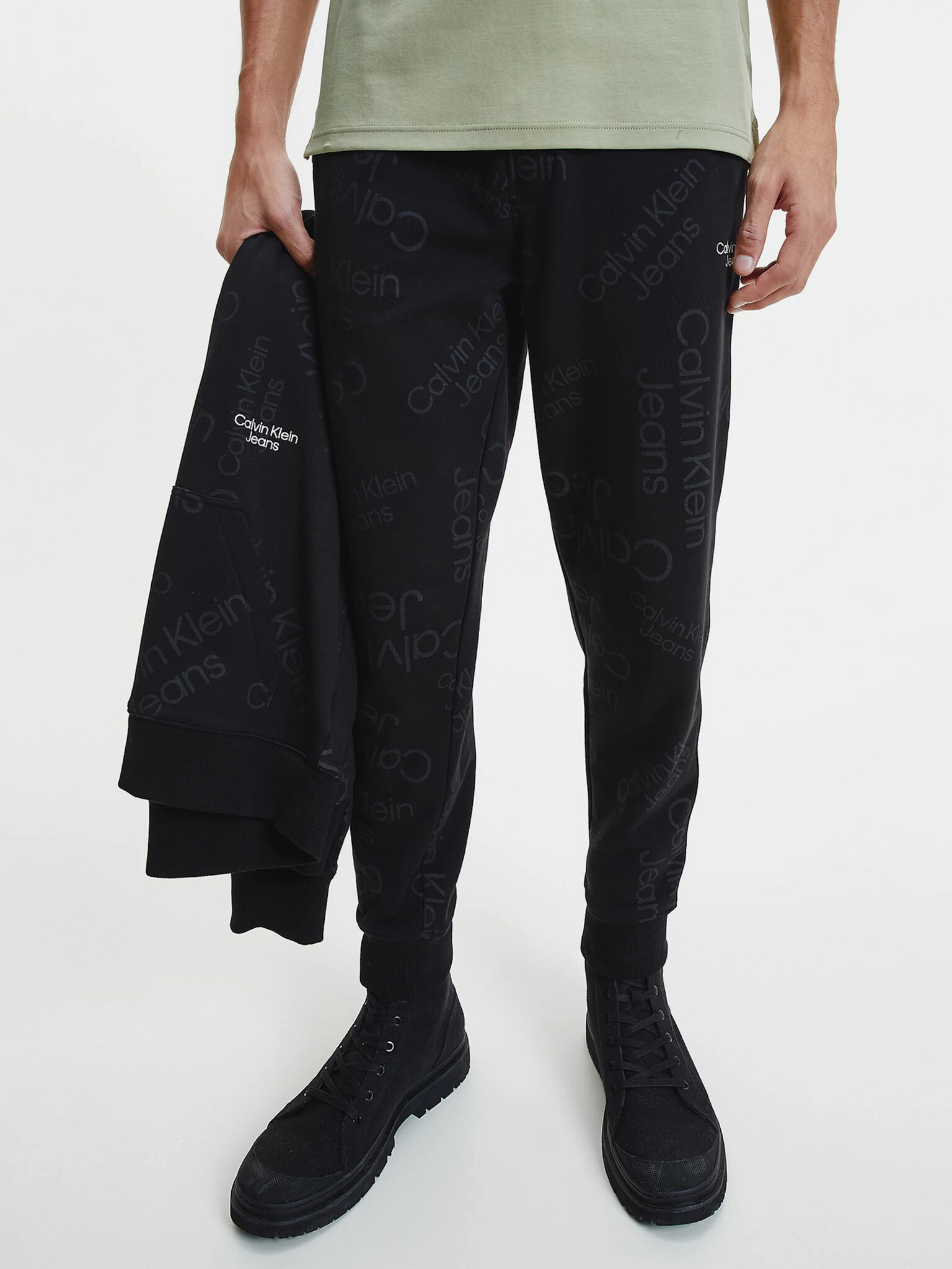 Calvin Klein Jeans Pantaloni de trening Negru - Pled.ro