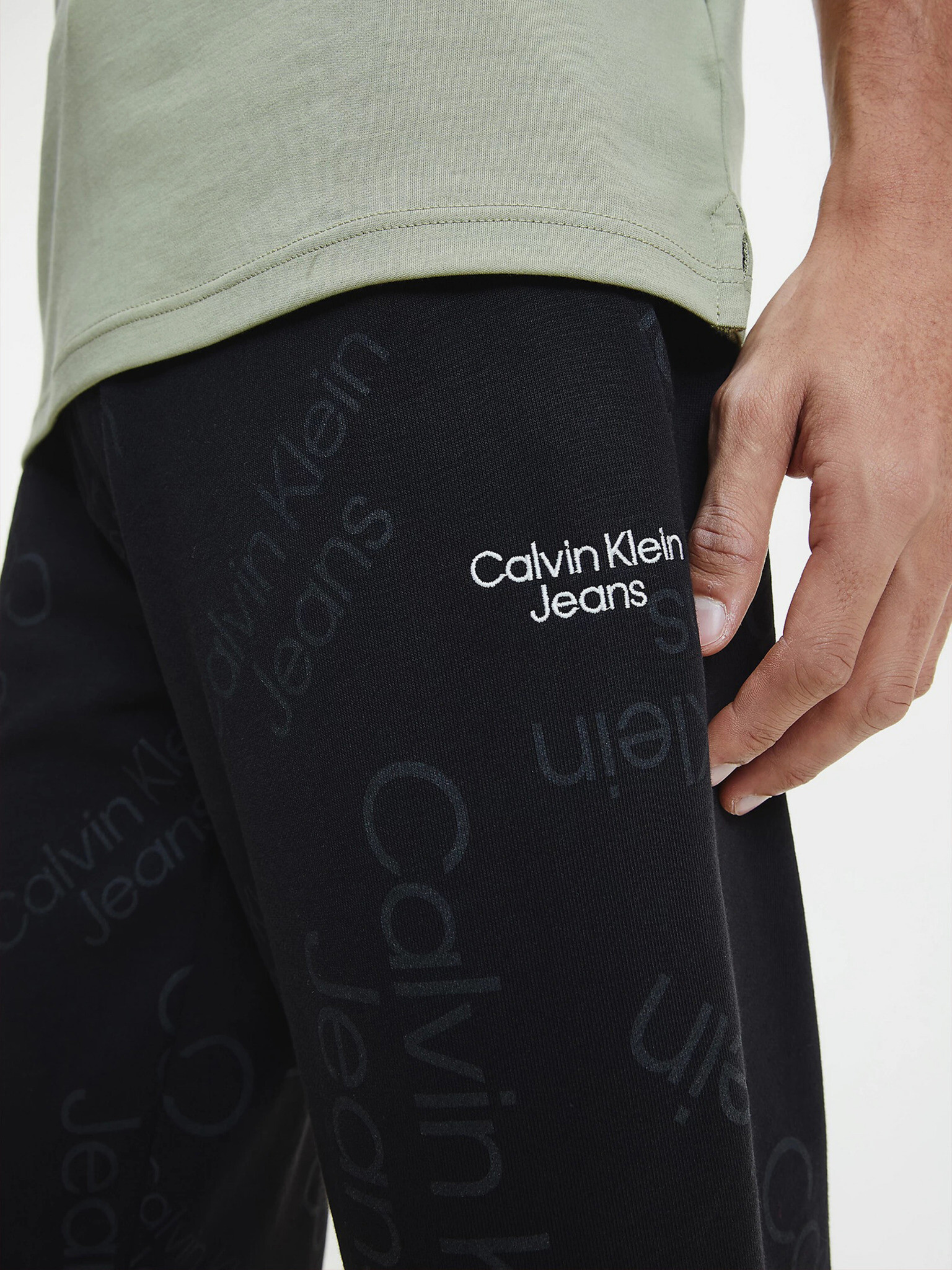 Calvin Klein Jeans Pantaloni de trening Negru - Pled.ro