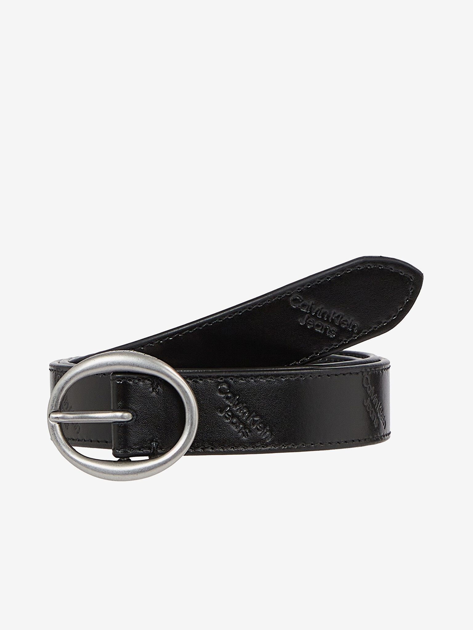 Calvin Klein Jeans Round Classic Curea Negru - Pled.ro