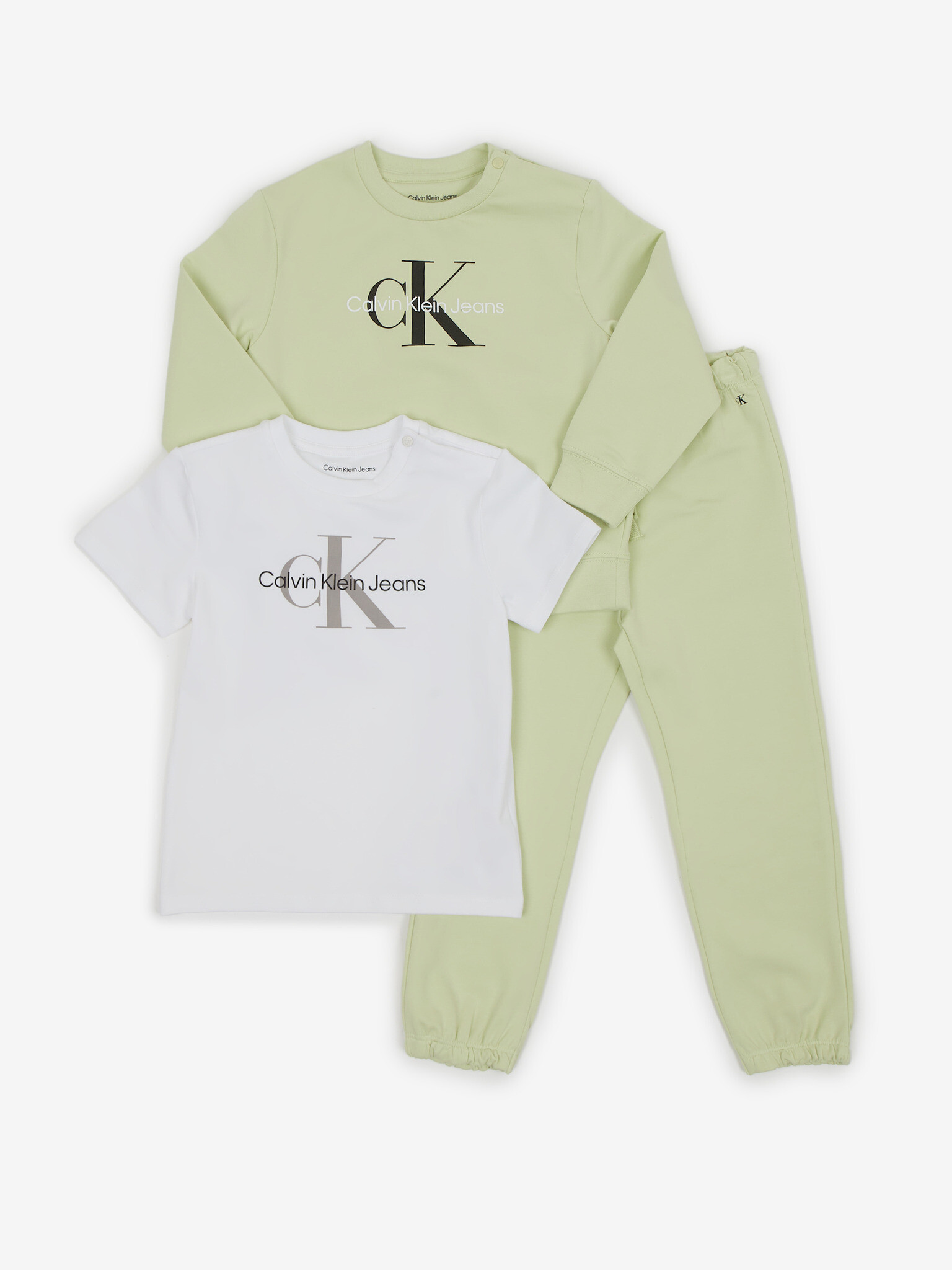 Calvin Klein Jeans Set pentru copii Verde - Pled.ro