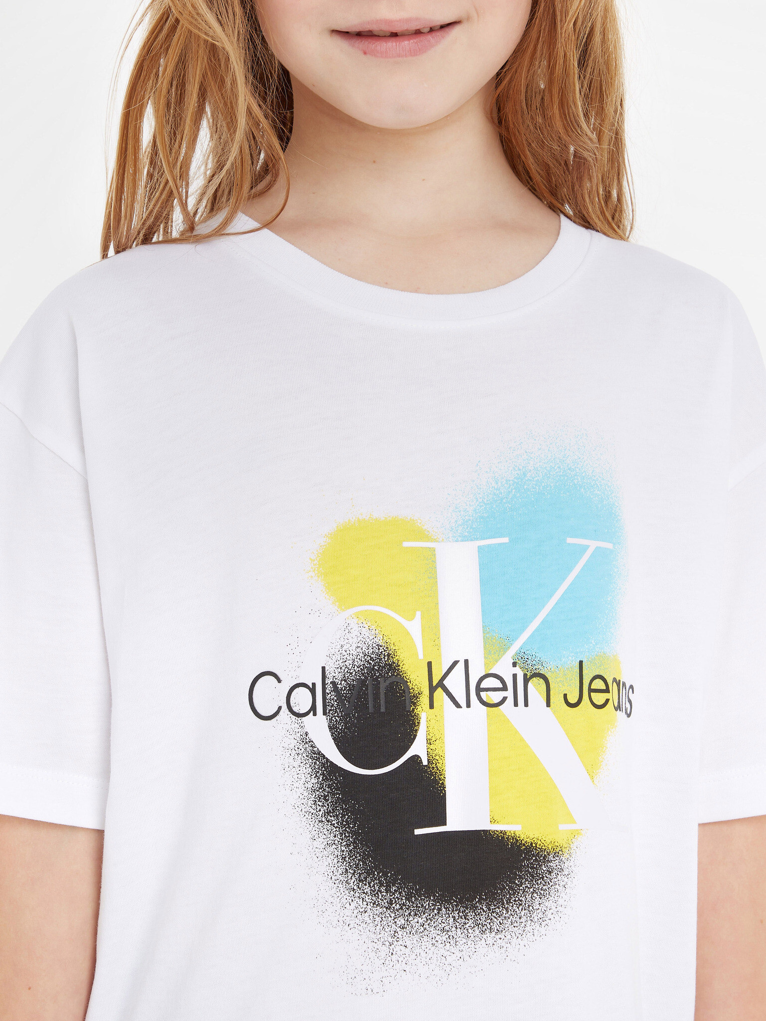 Calvin Klein Jeans Tricou pentru copii Alb - Pled.ro