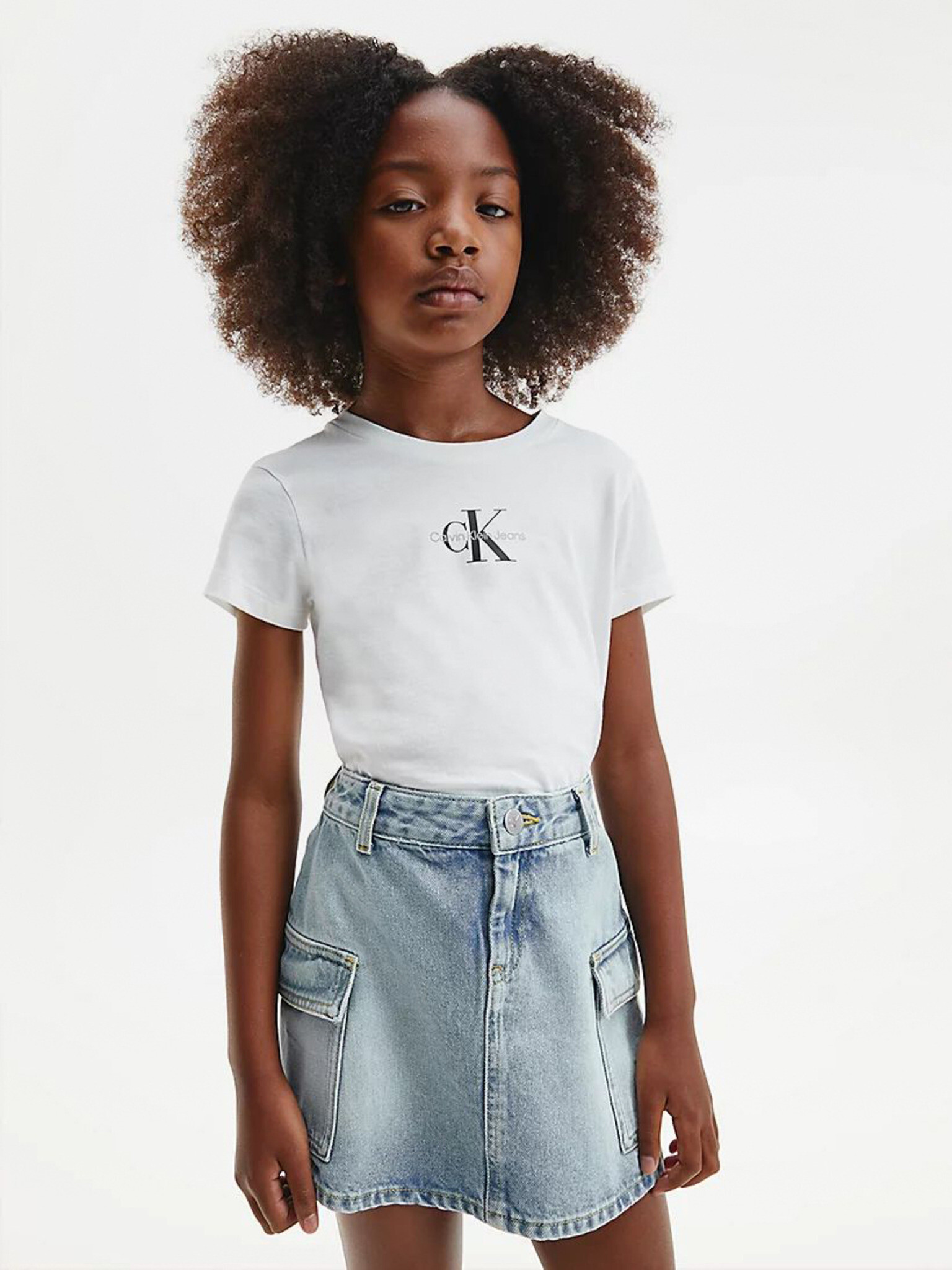 Calvin Klein Jeans Tricou pentru copii Alb - Pled.ro