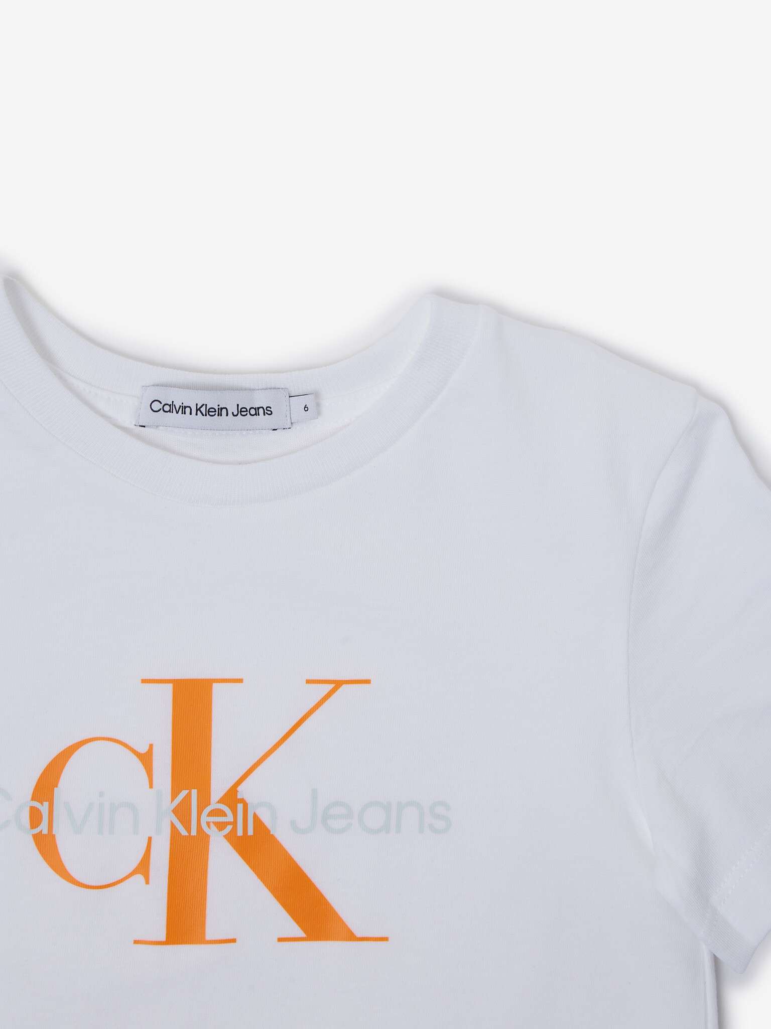 Calvin Klein Jeans Tricou pentru copii Alb - Pled.ro