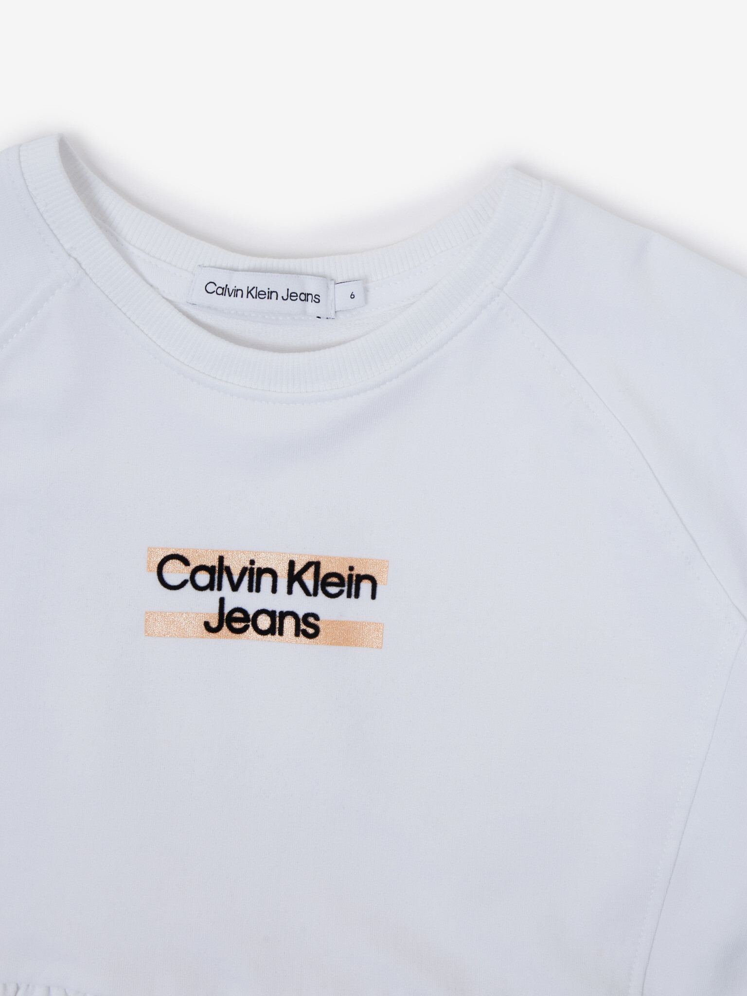 Calvin Klein Jeans Tricou pentru copii Alb - Pled.ro