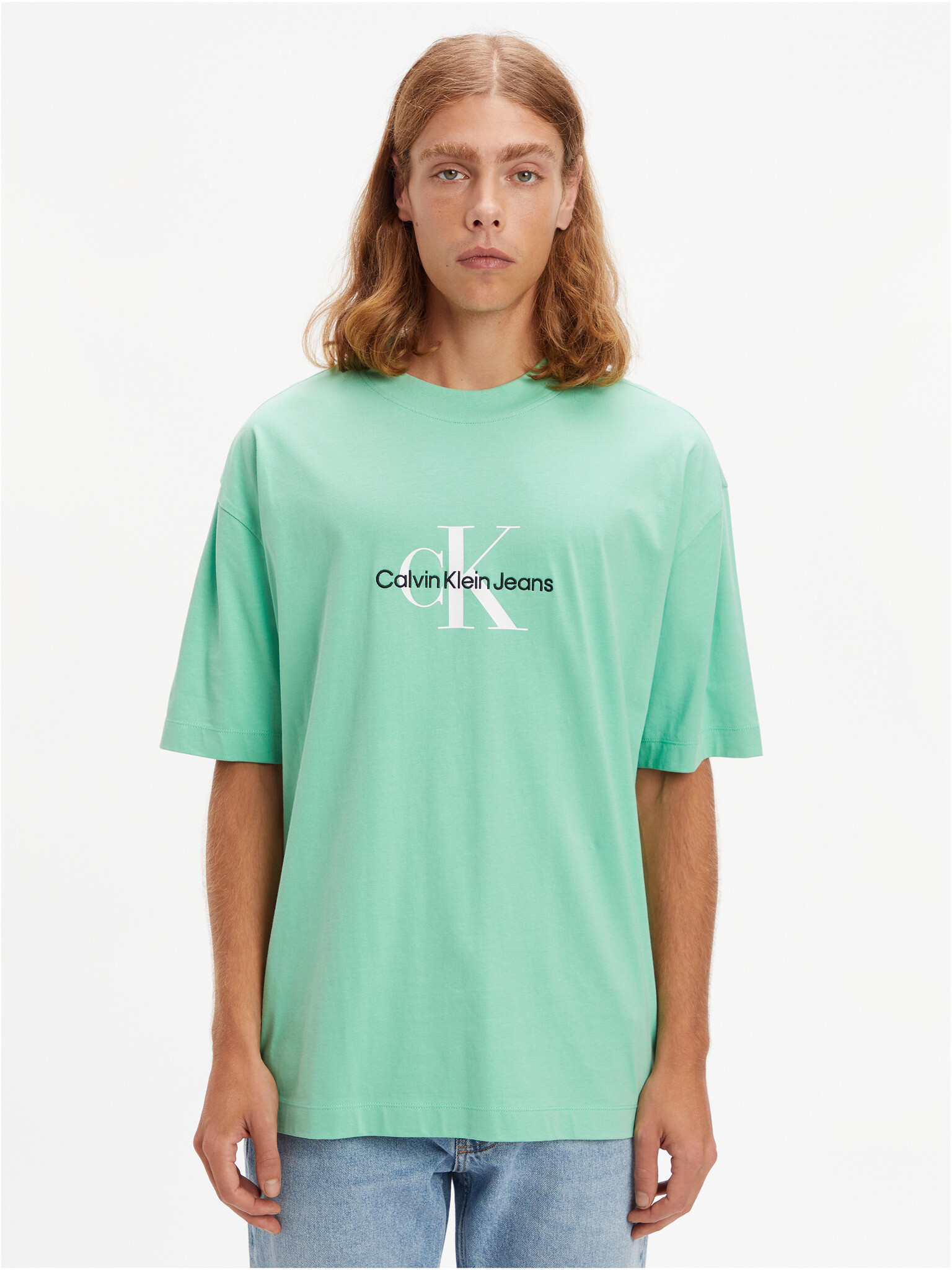 Calvin Klein Jeans Tricou Verde - Pled.ro