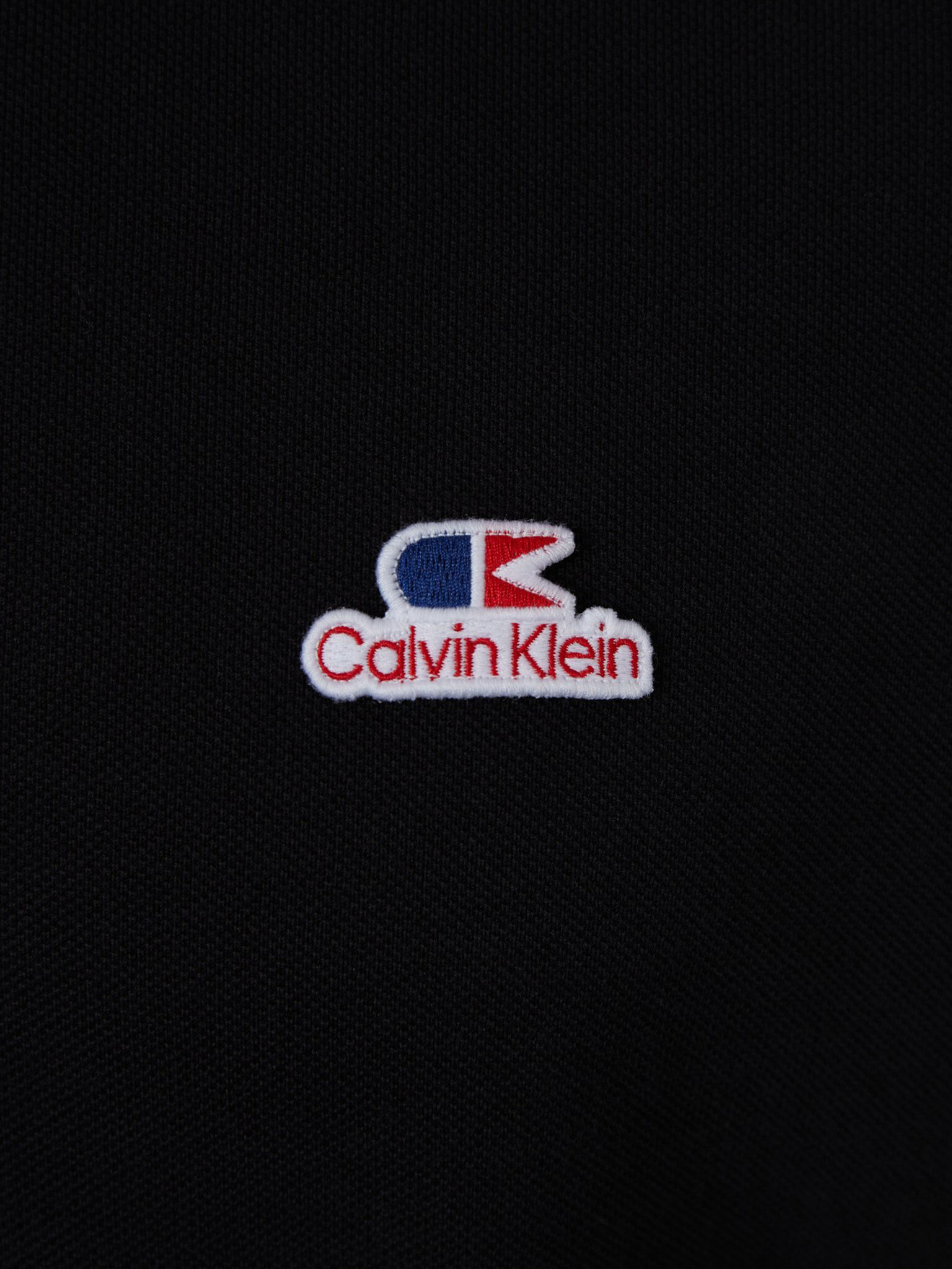 Calvin Klein Jeans Vintage Logo Polo Tricou Negru - Pled.ro