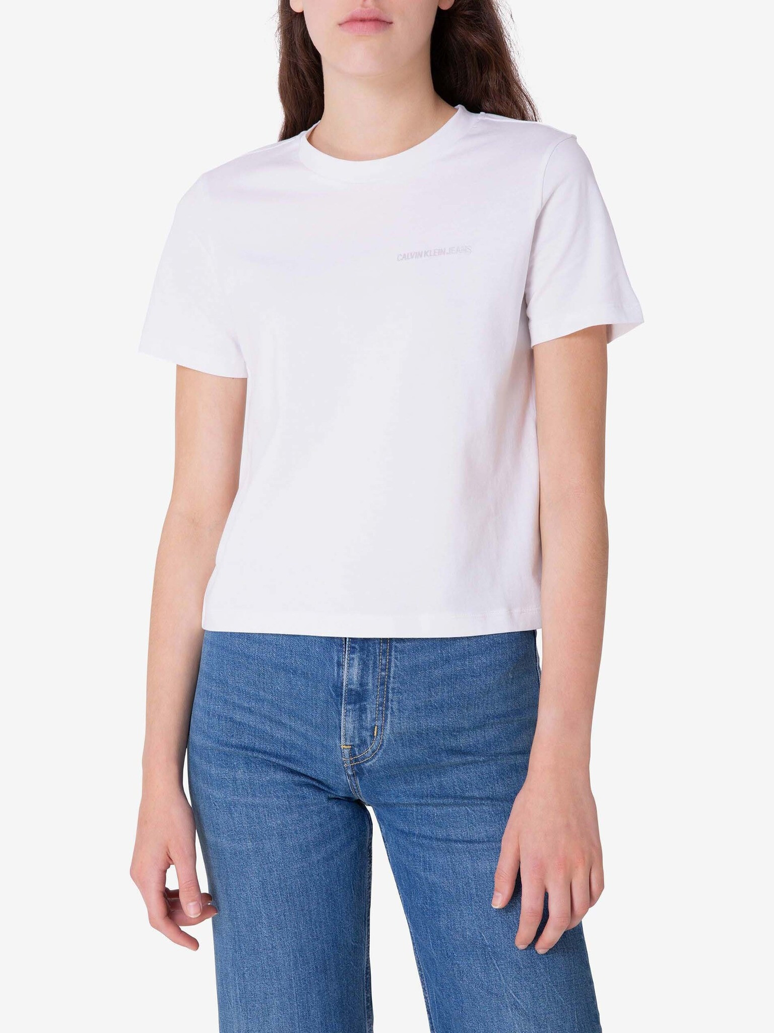 Calvin Klein Tricou Alb - Pled.ro