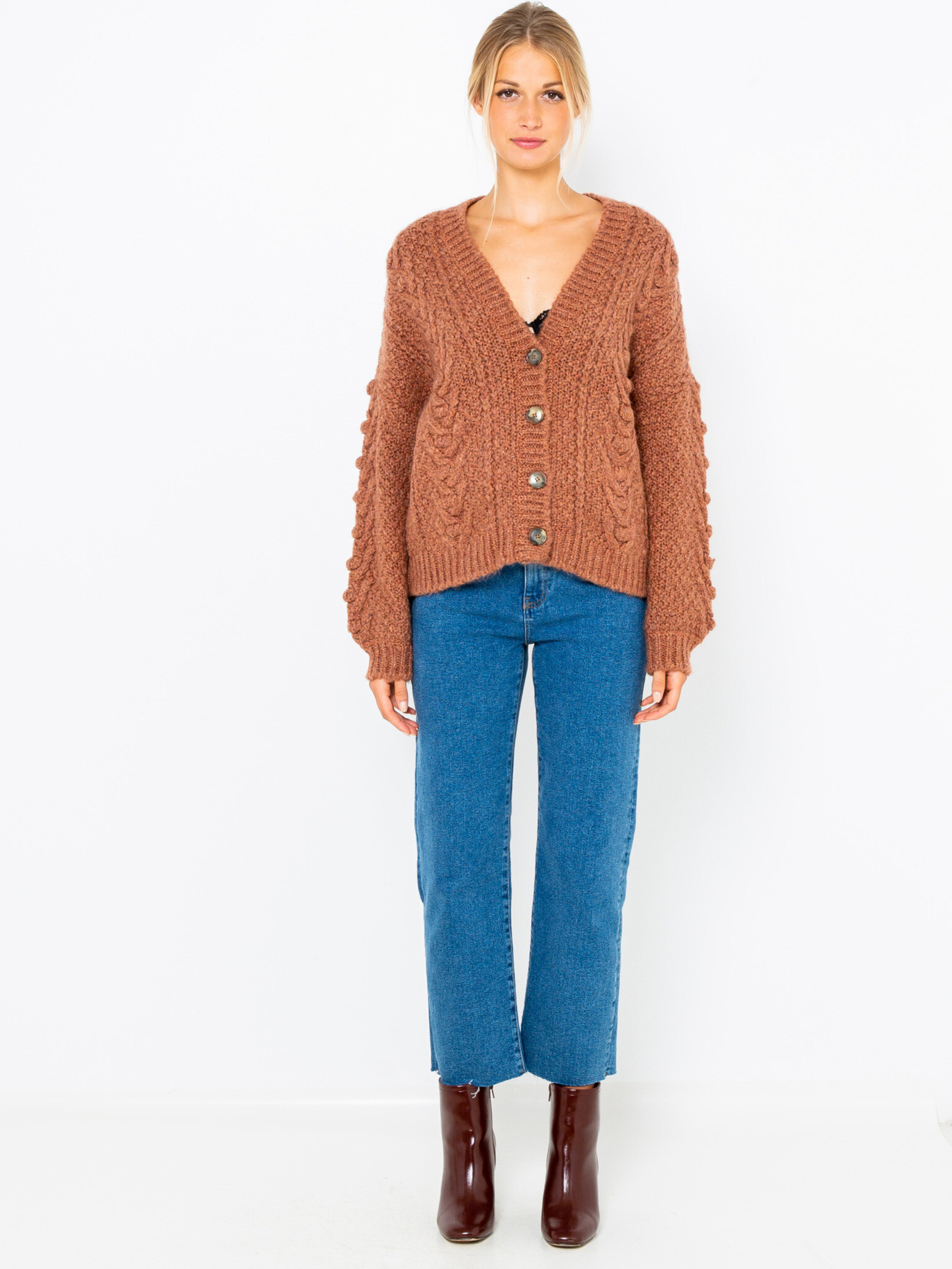 CAMAIEU Cardigan Maro - Pled.ro