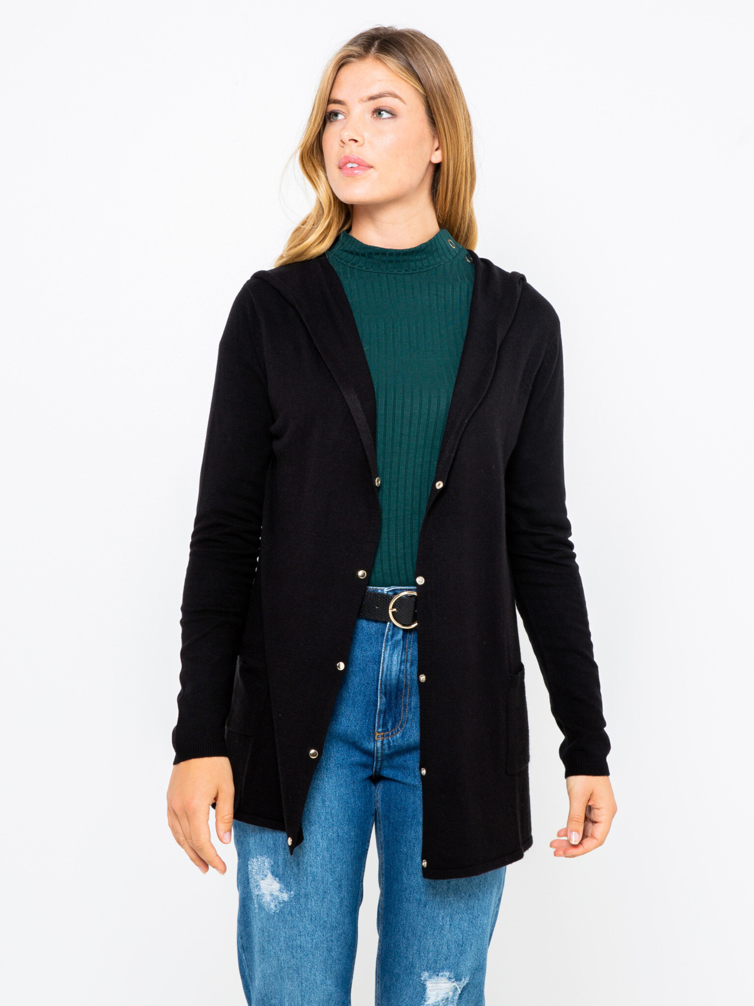 CAMAIEU Cardigan Negru - Pled.ro