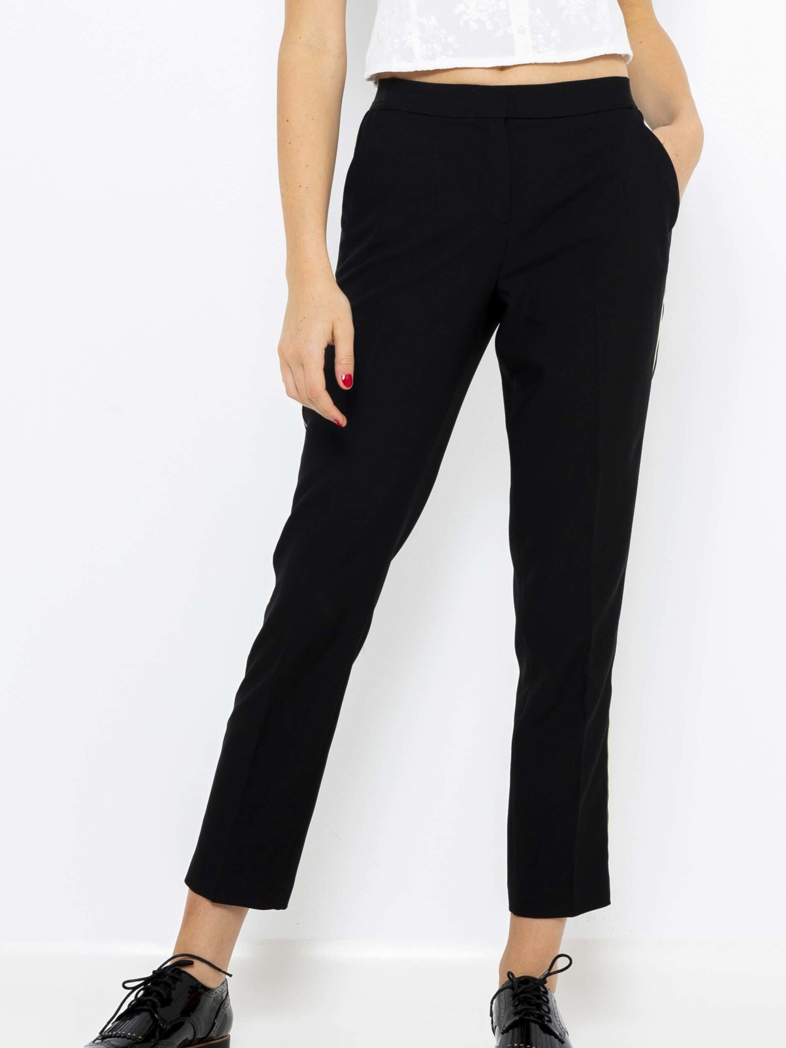 CAMAIEU Pantaloni Negru - Pled.ro