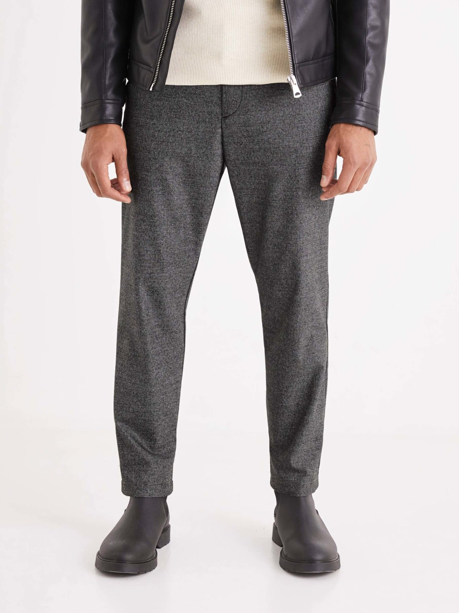 Celio 24H Avotwill Pantaloni Gri - Pled.ro