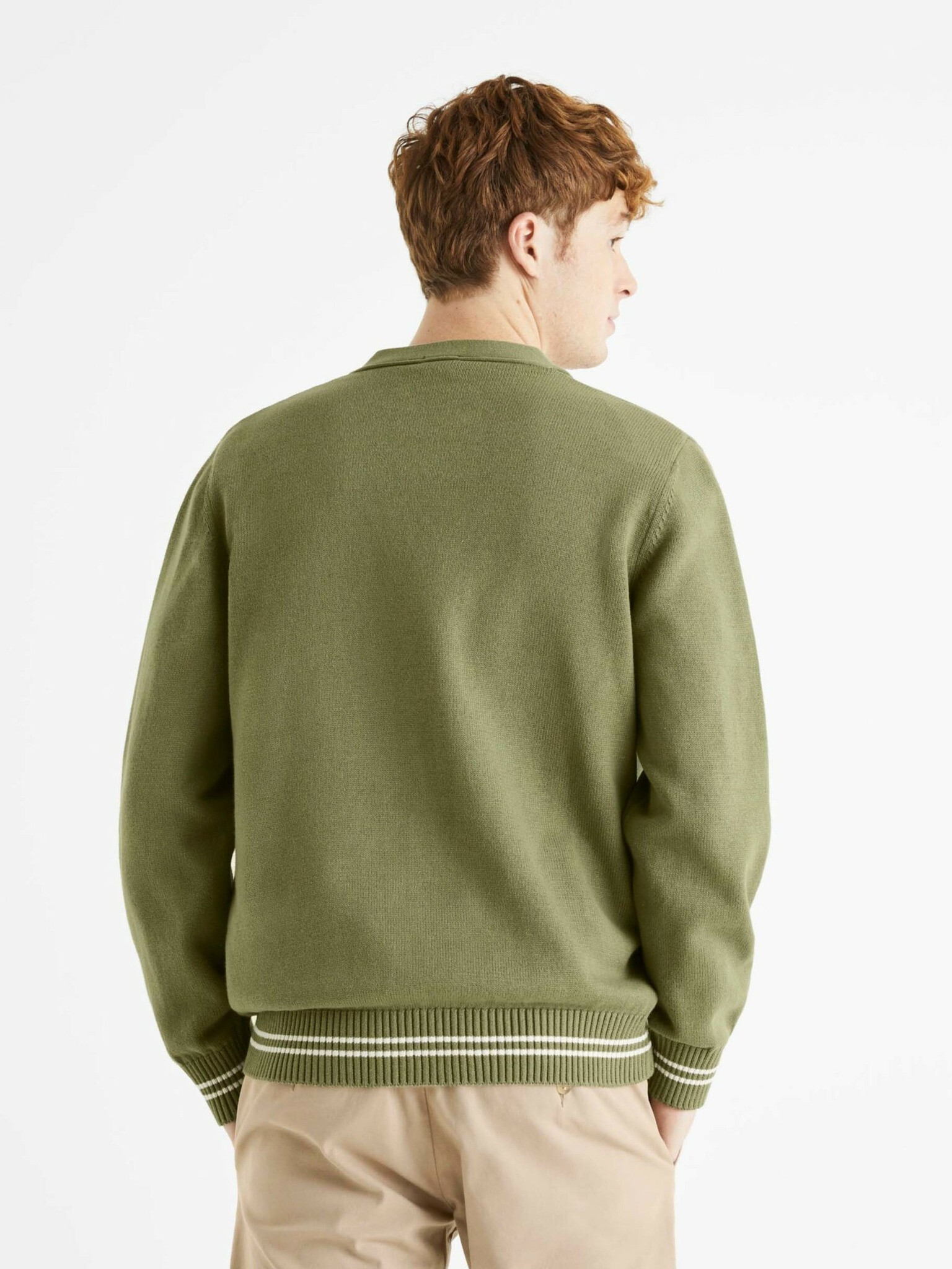 Celio Bepapi Pulover Verde - Pled.ro