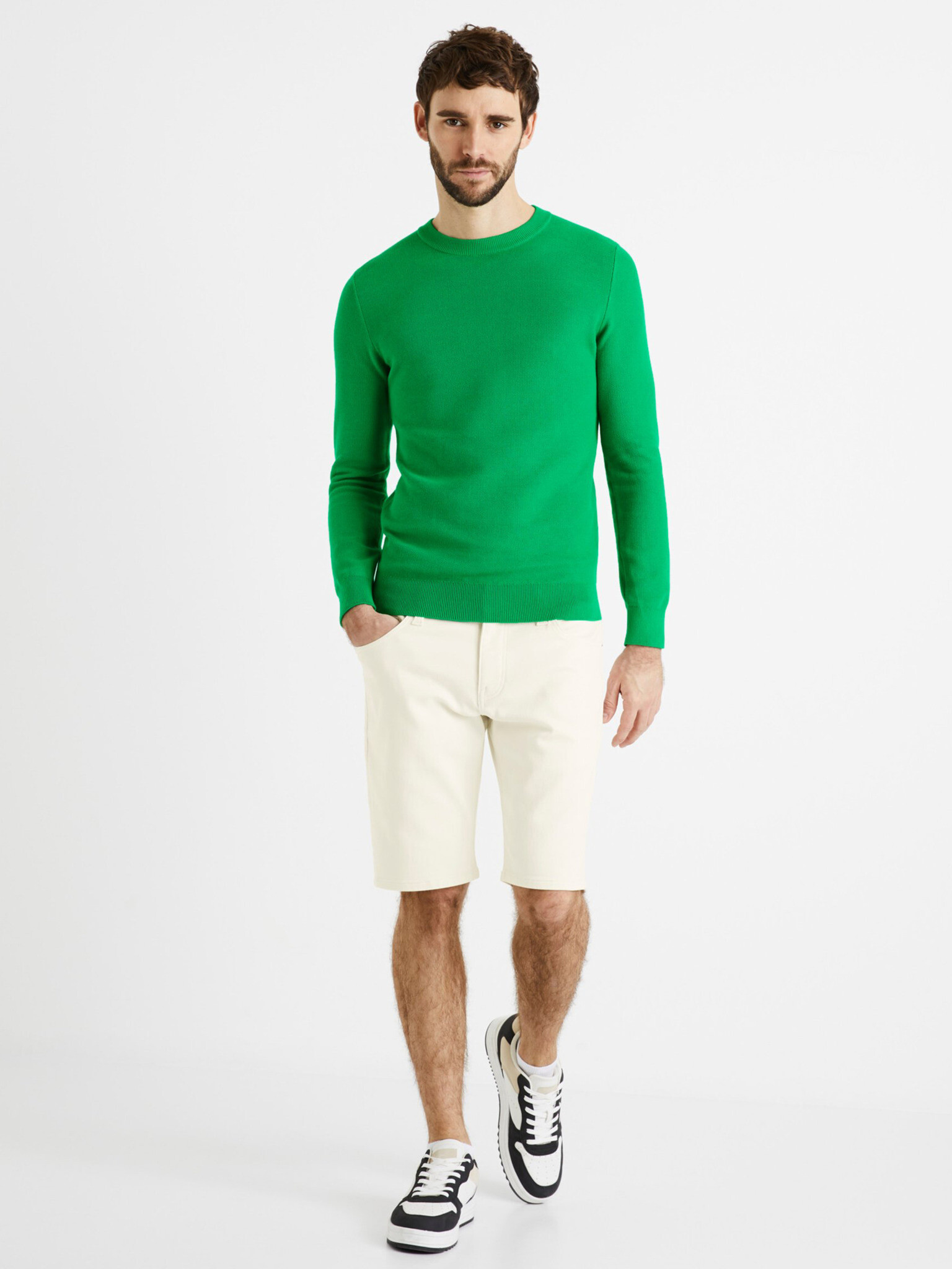 Celio Bepic Pulover Verde - Pled.ro