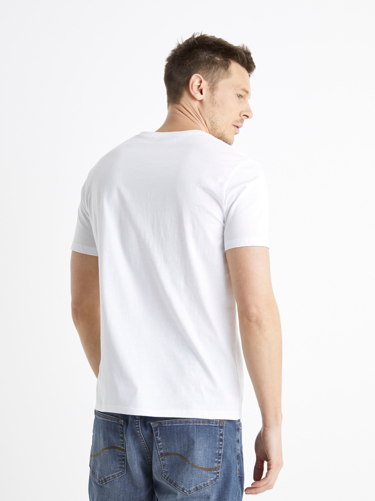 Celio Berelax Tricou Alb - Pled.ro