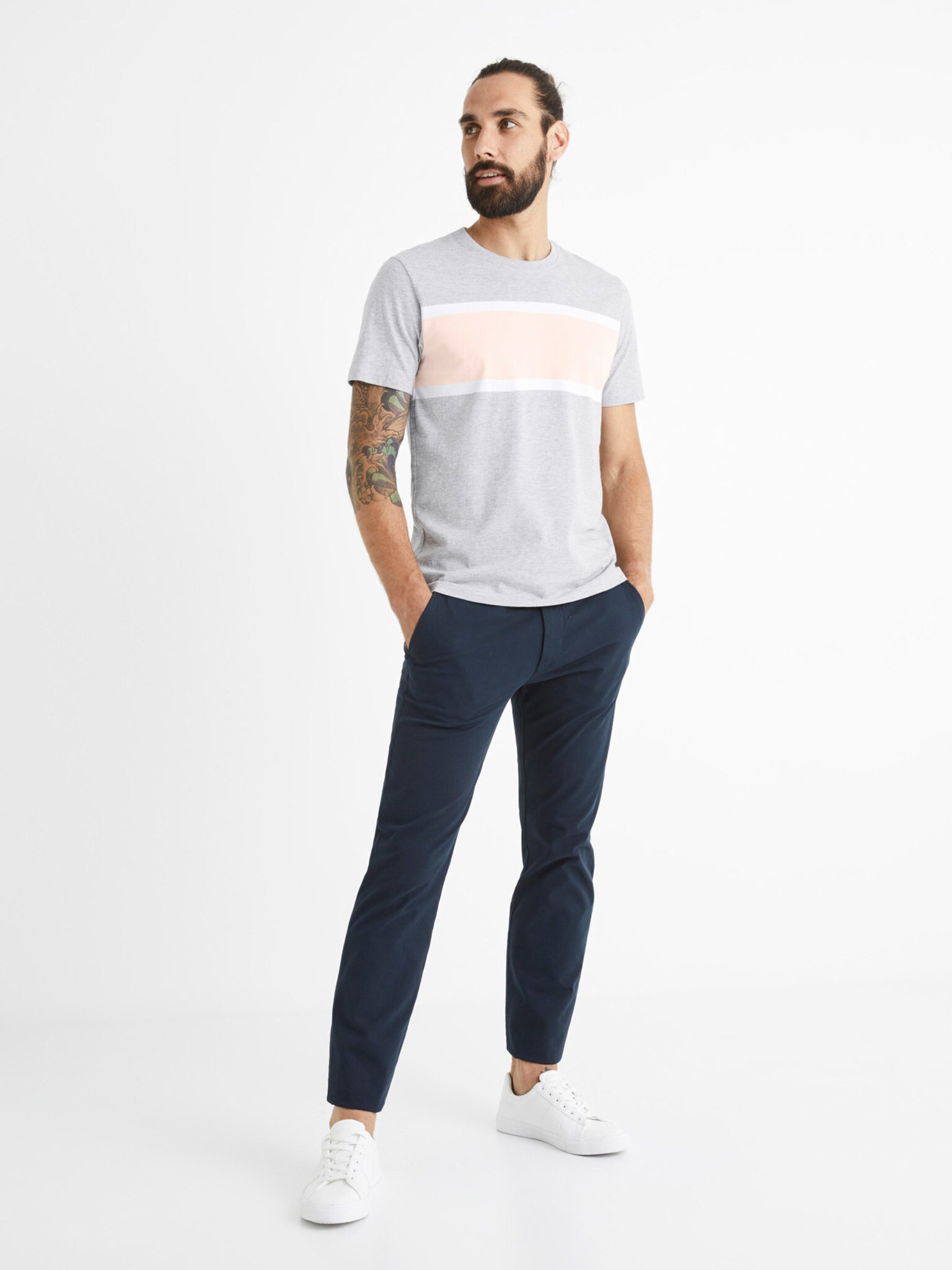 Celio Beroad Tricou Gri - Pled.ro