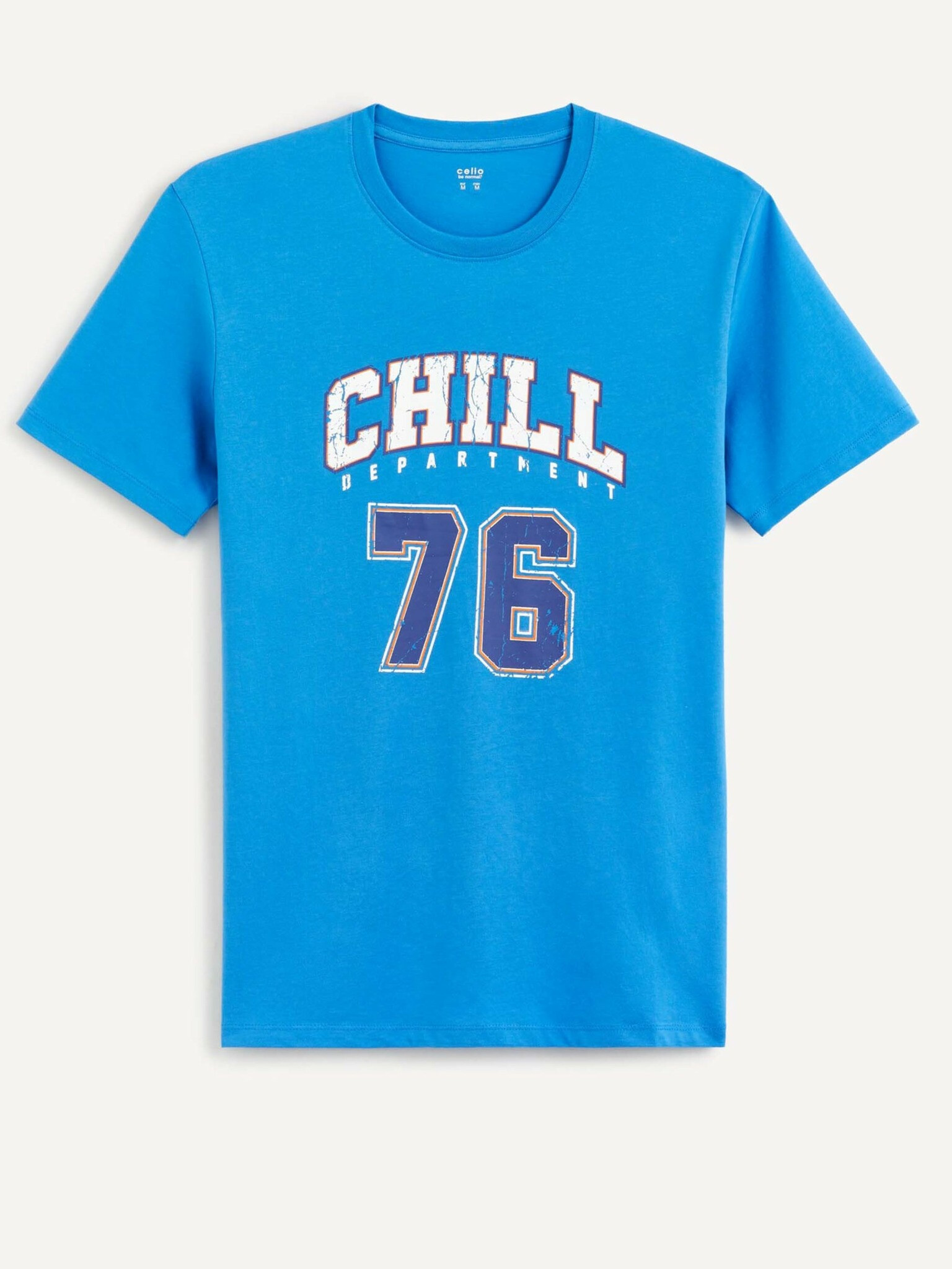 Celio Besity CHill 76 Tricou Albastru - Pled.ro