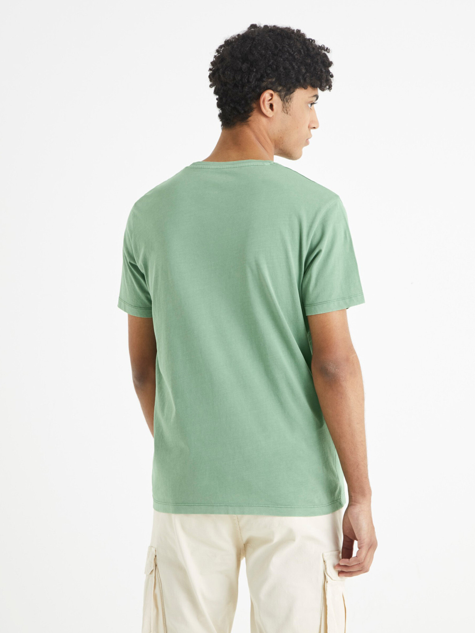 Celio Bewashv Tricou Verde - Pled.ro