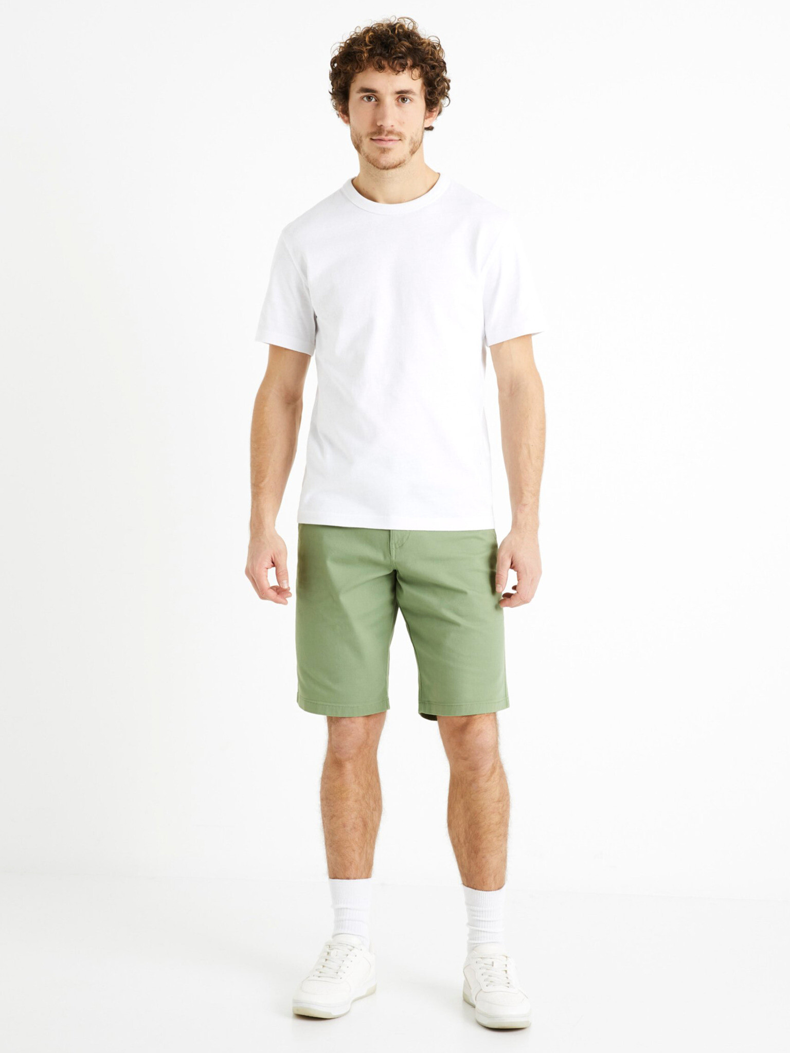 Celio Bochinobm Pantaloni scurți Verde - Pled.ro