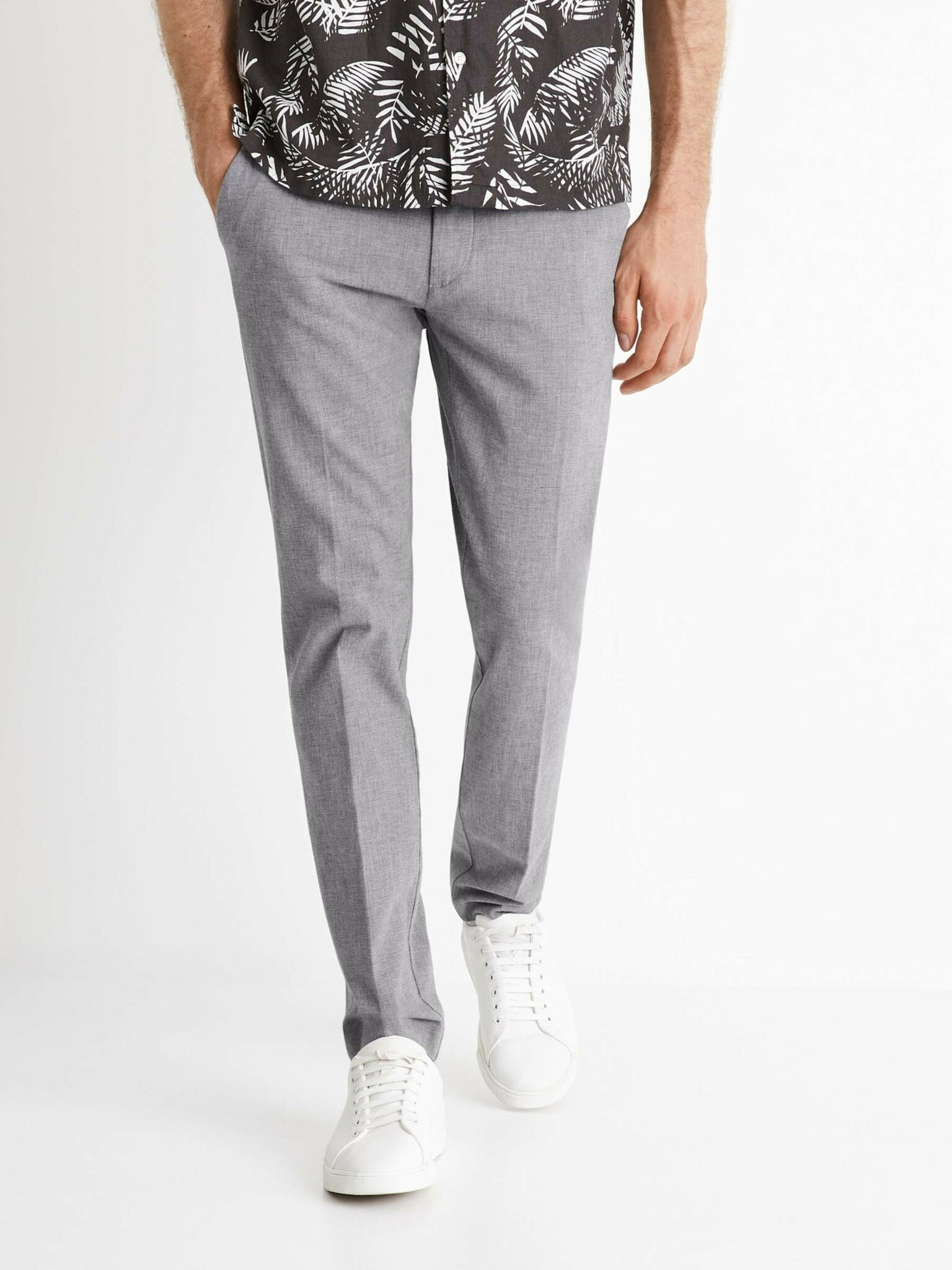 Celio Bosi Chino Pantaloni Gri - Pled.ro