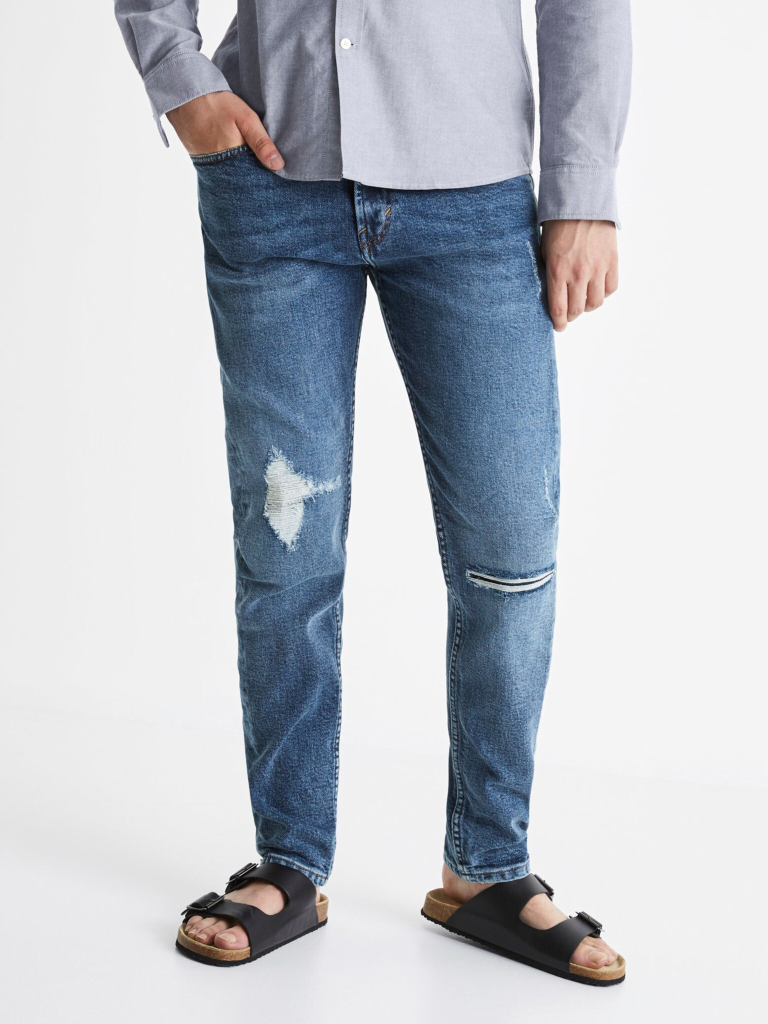 Celio C25 Bodestroys Jeans Albastru - Pled.ro