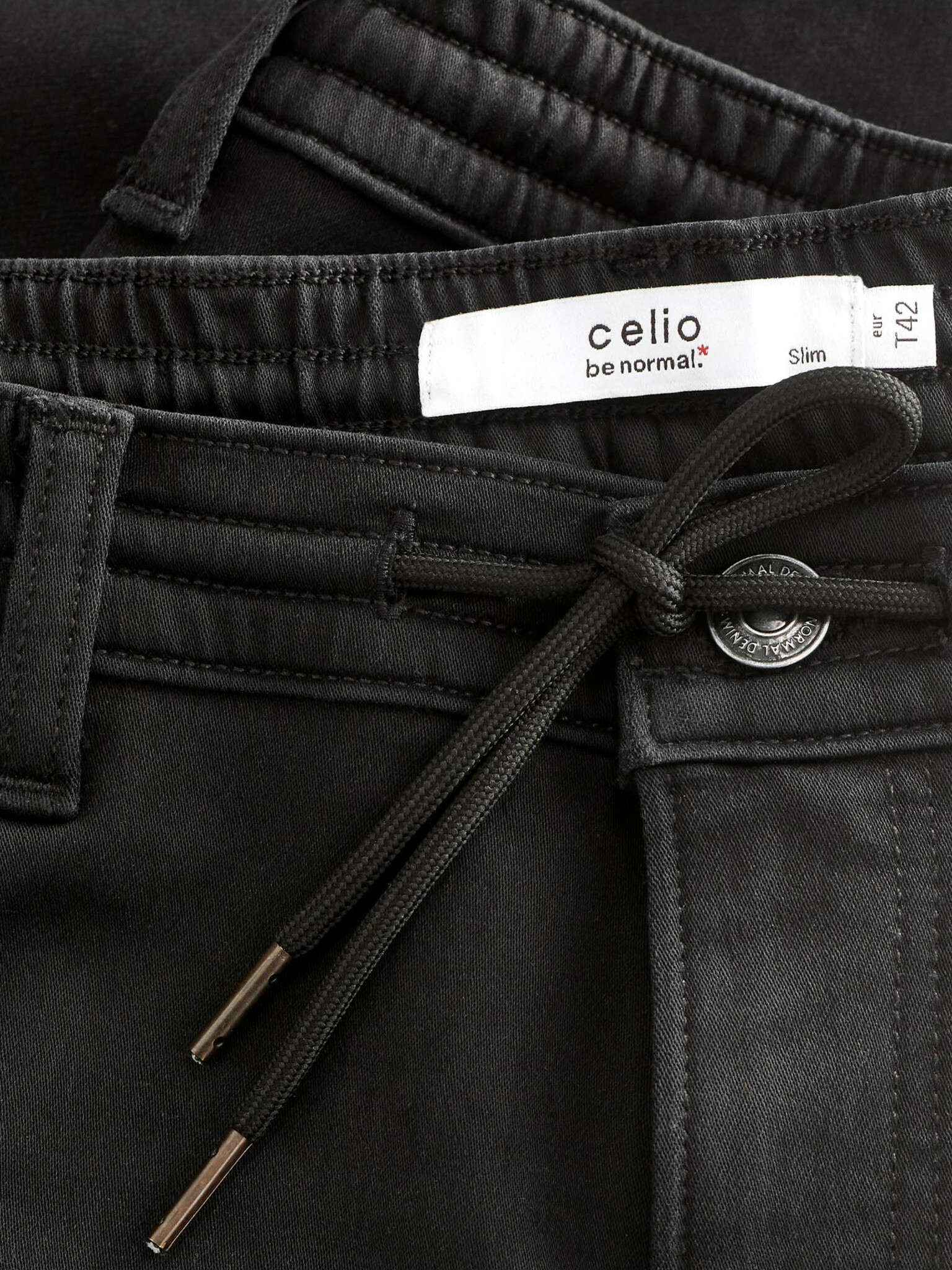 Celio C25 Dosuper Jeans Negru - Pled.ro