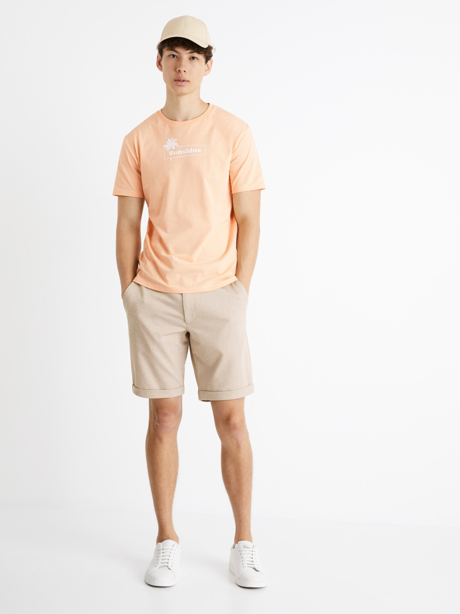 Celio Cecarto Sunshine Tricou Portocaliu - Pled.ro