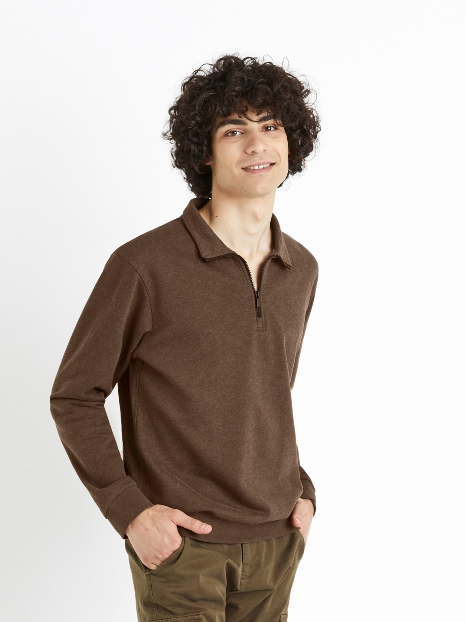 Celio Cechinzip Pulover Maro - Pled.ro