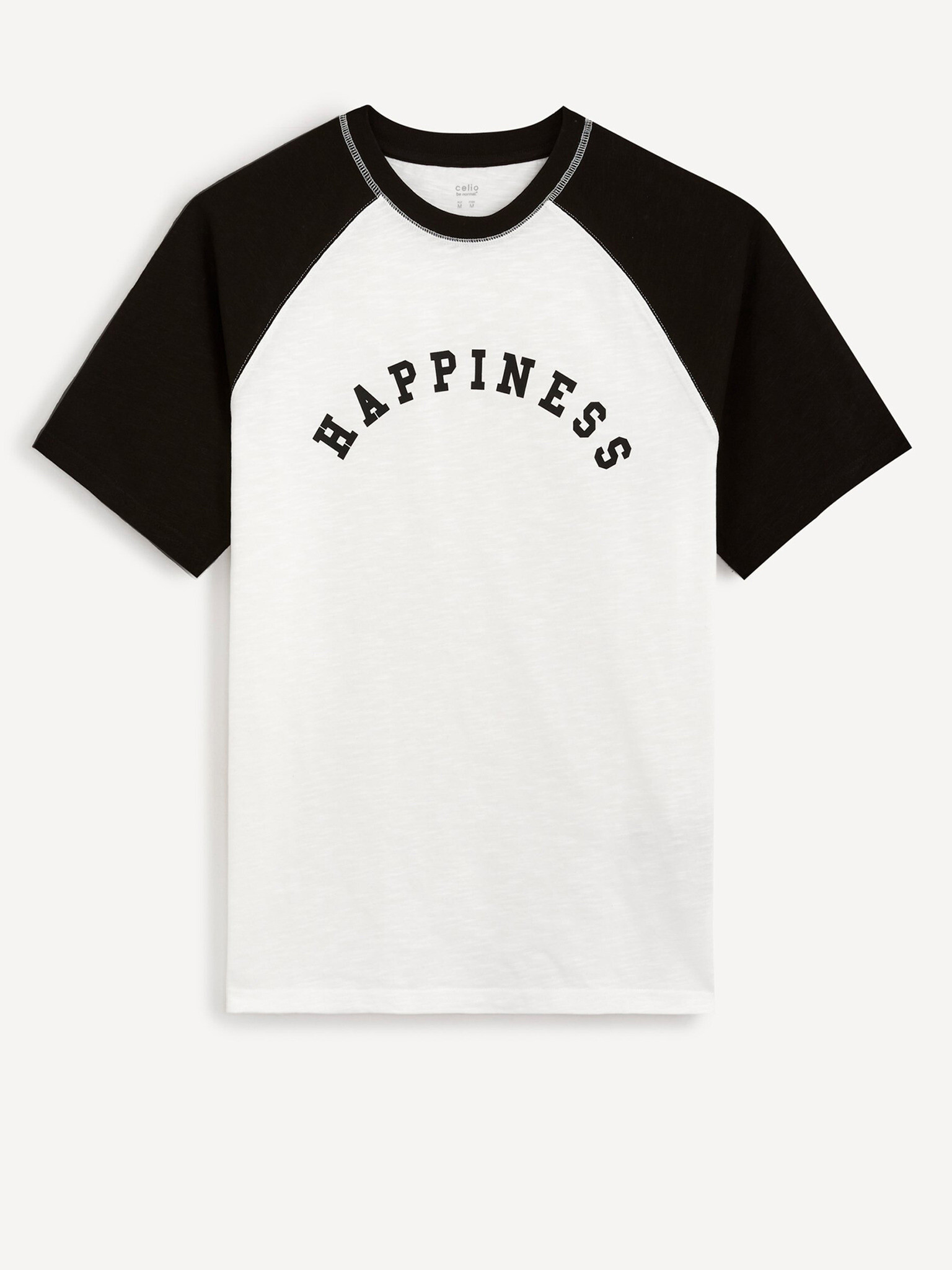 Celio Ceraglan Happiness Tricou Alb - Pled.ro